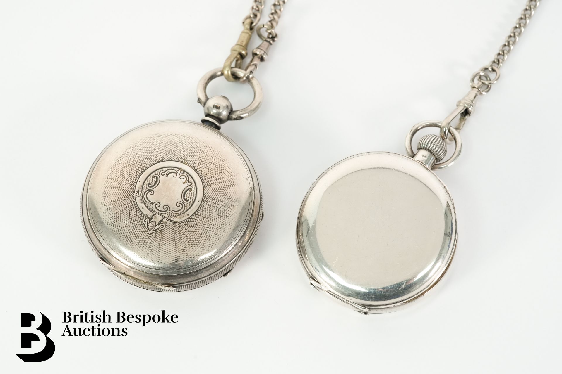 Victorian Silver Open Faced Pocket Watches - Image 4 of 5