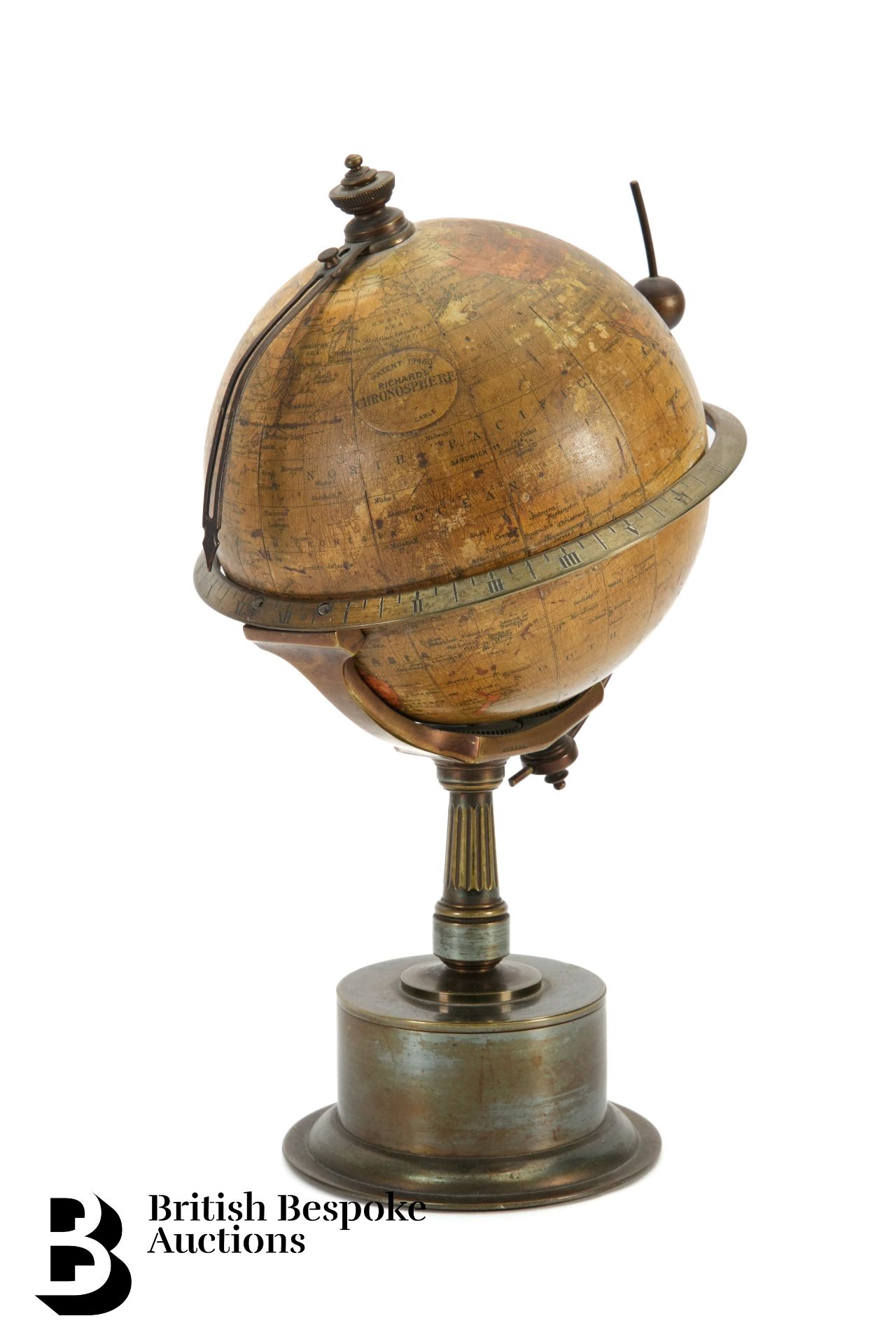19th Century Richard's Chronosphere Globe - Bild 2 aus 6