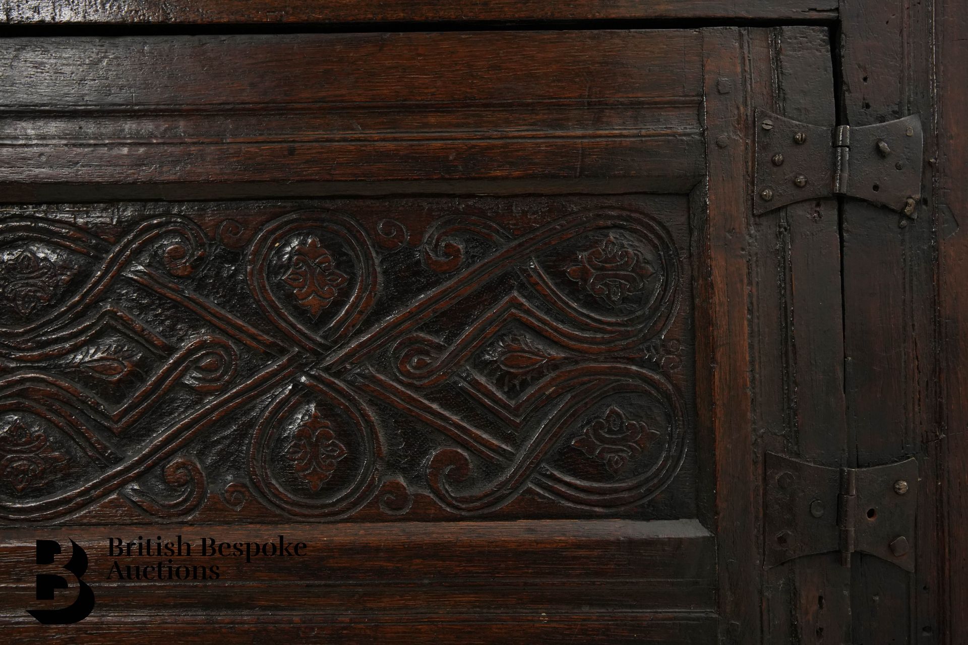 17th Century William III Oak Court Cupboard - Image 10 of 11