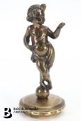 Bronze Cherub Mascot