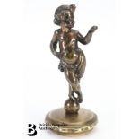 Bronze Cherub Mascot