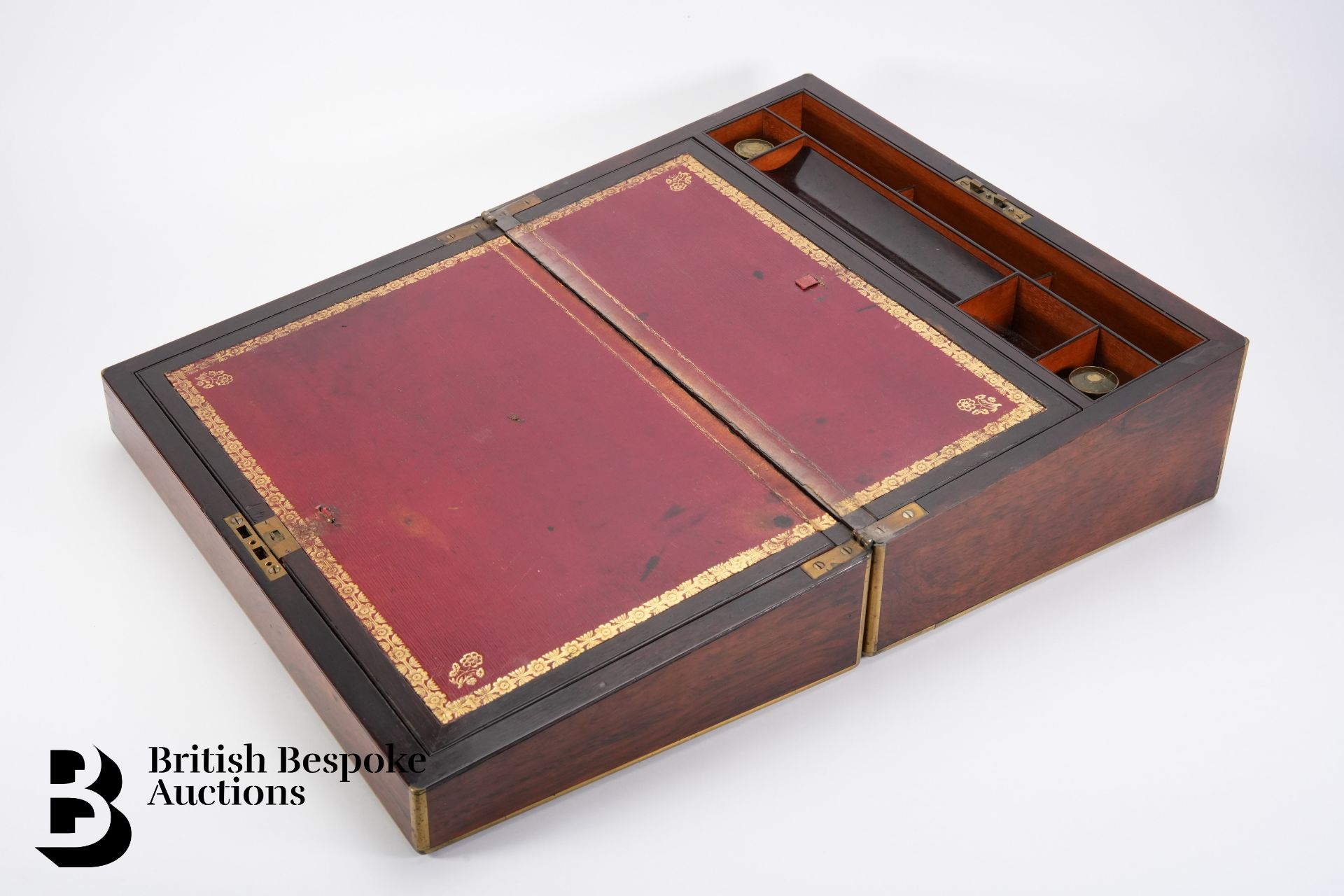 Victorian Rosewood Writing Box - Bild 3 aus 8