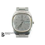 Stainless Steel Omega Wrist Watch