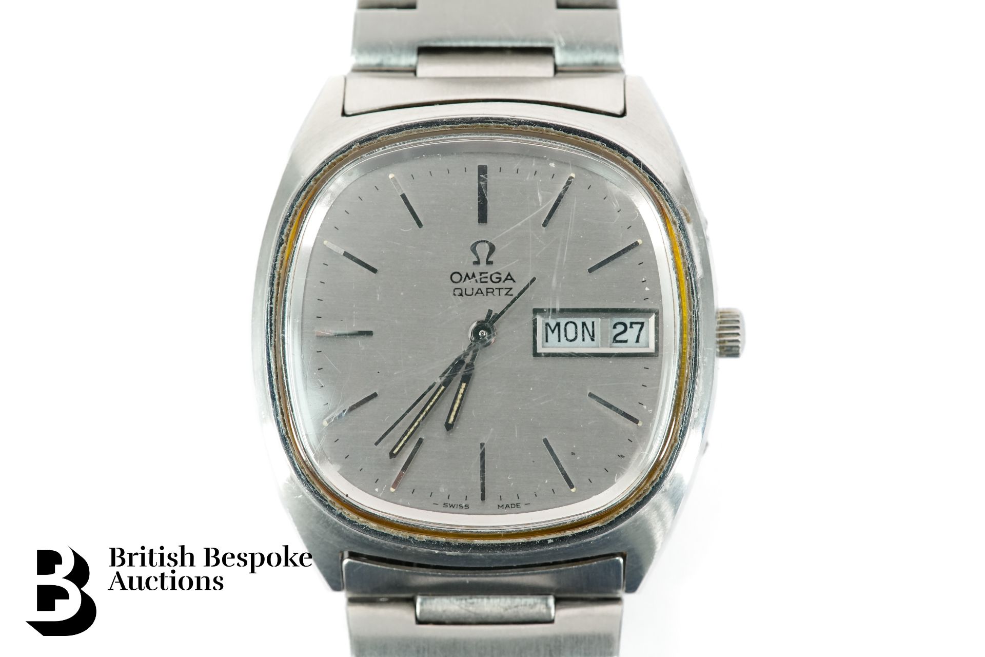 Stainless Steel Omega Wrist Watch