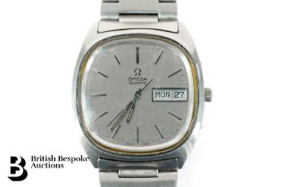 Stainless Steel Omega Wrist Watch