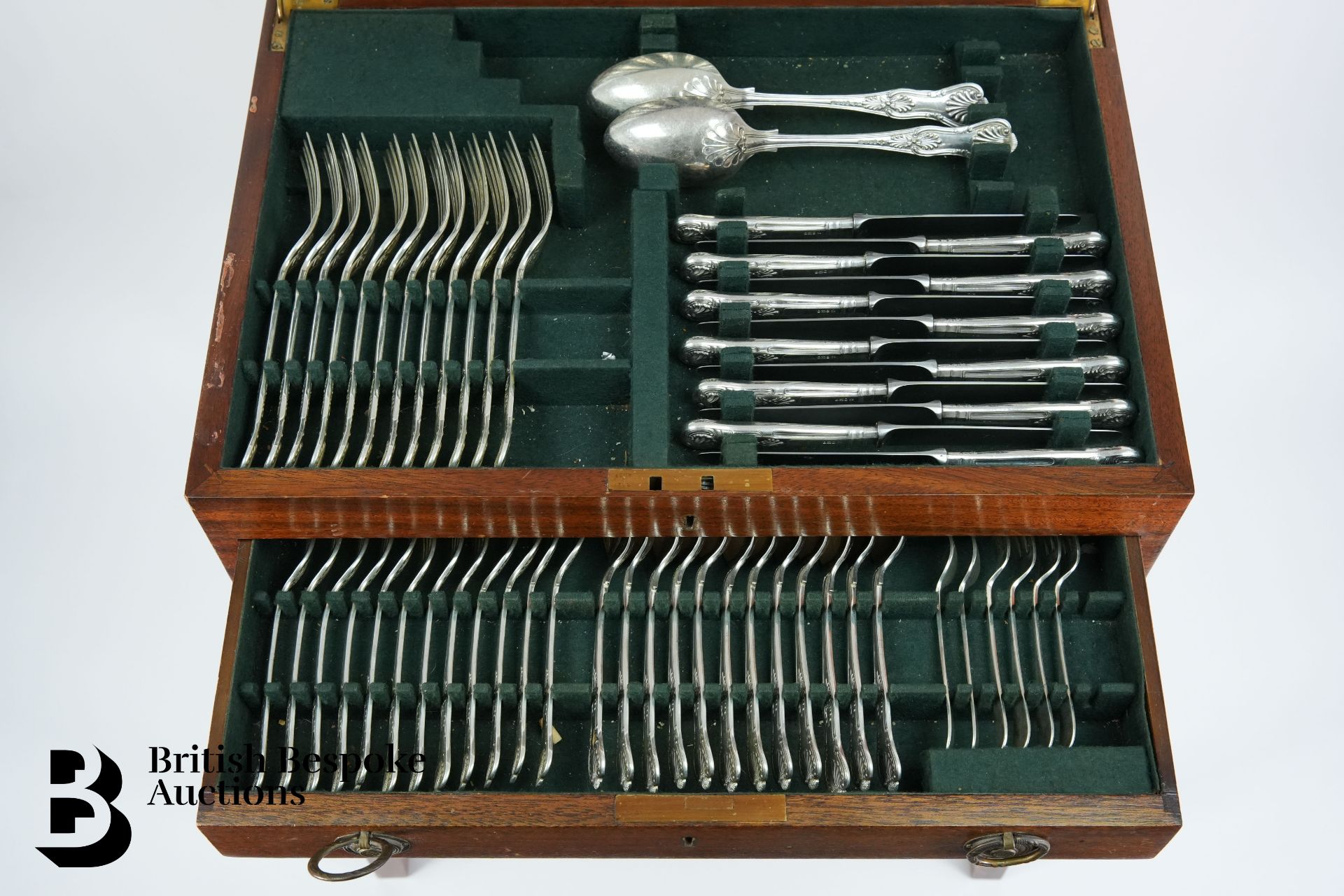 Silver 12 Piece Canteen of Cutlery - Bild 4 aus 5