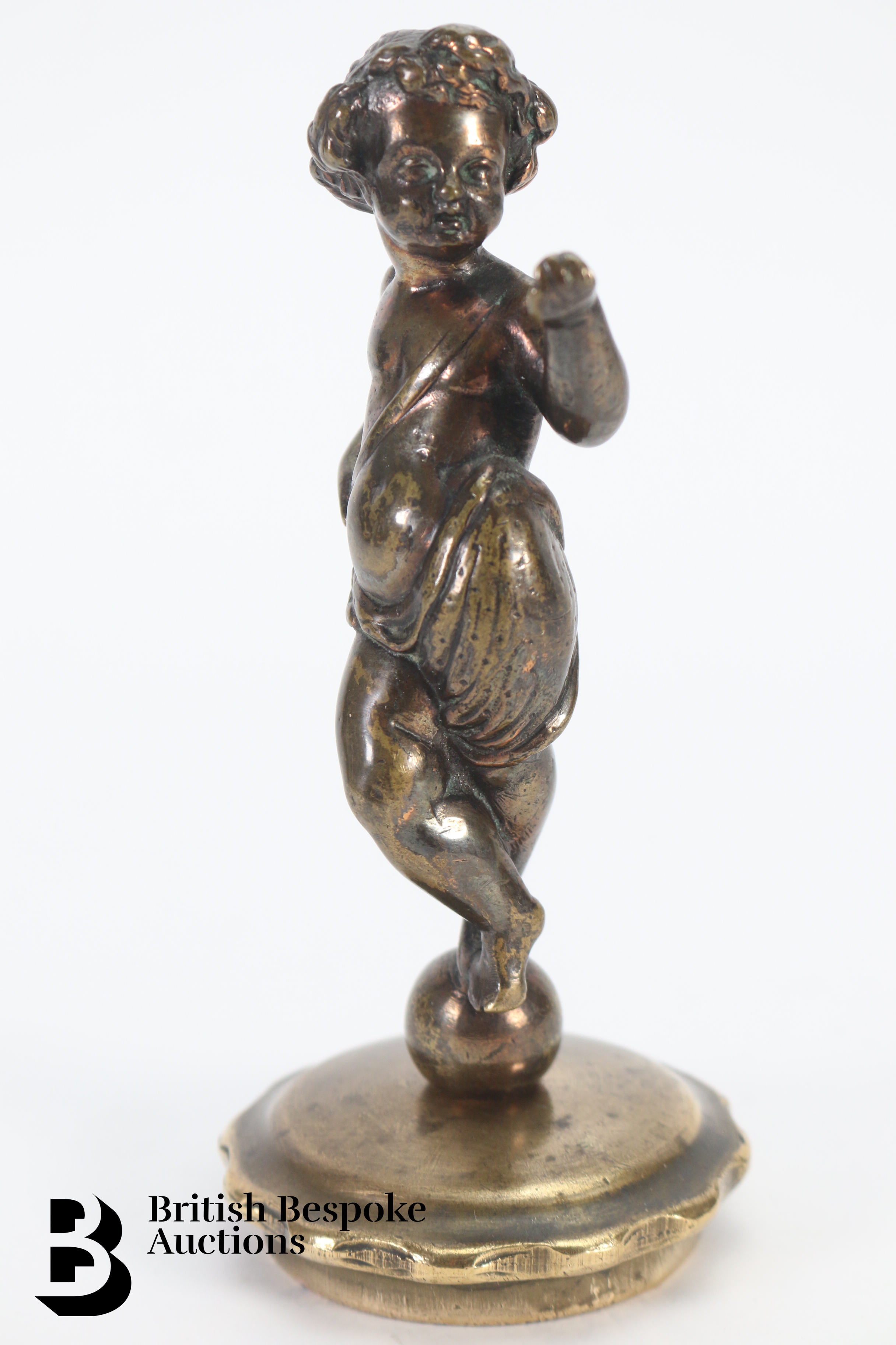 Bronze Cherub Mascot - Image 2 of 3