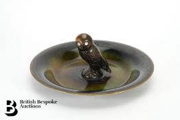 Brass Owl Key Tray