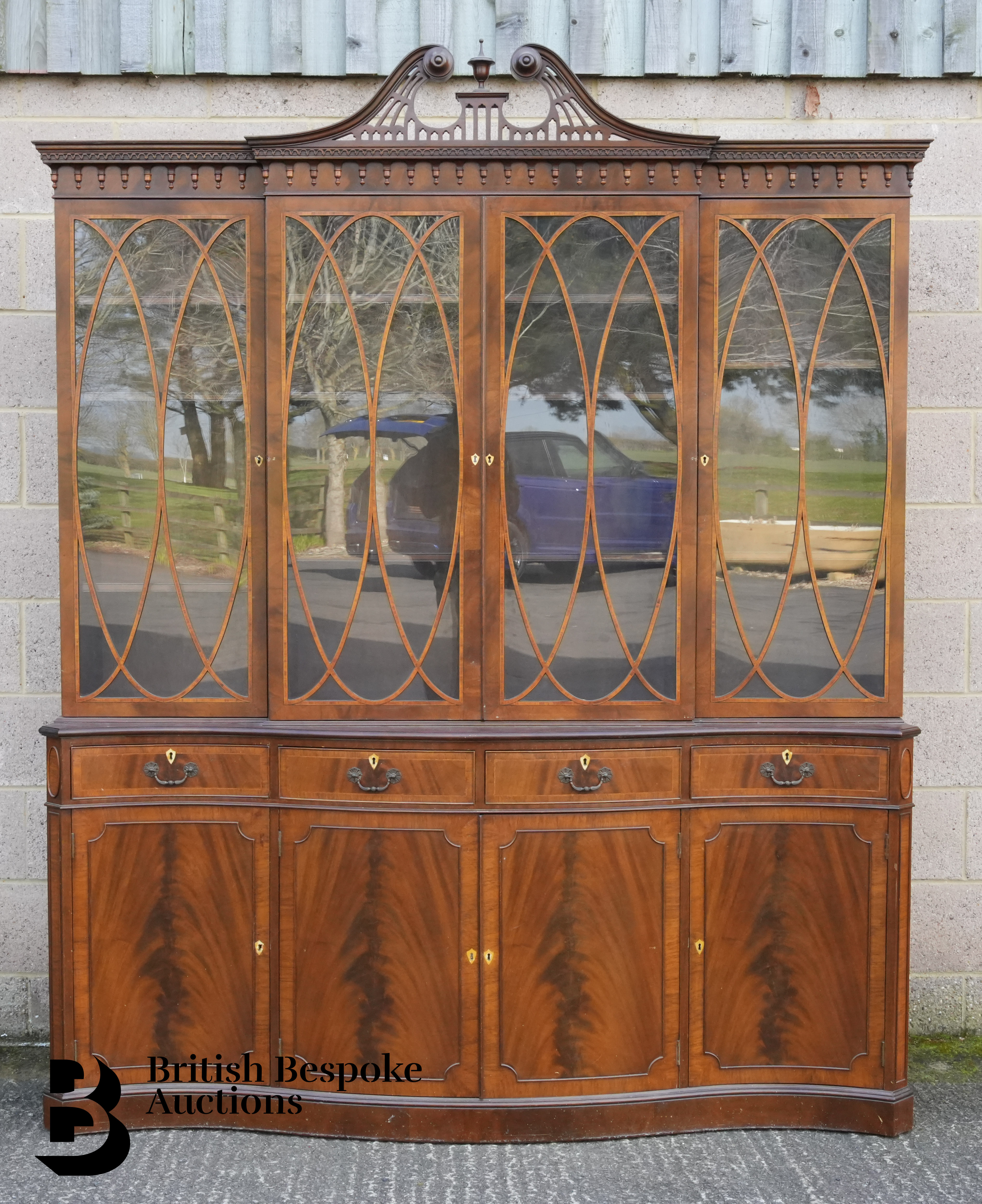 Early 20th Century Breakfront Book Case - Image 8 of 8