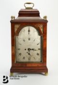 George III Mahogany Striking Bracket Clock