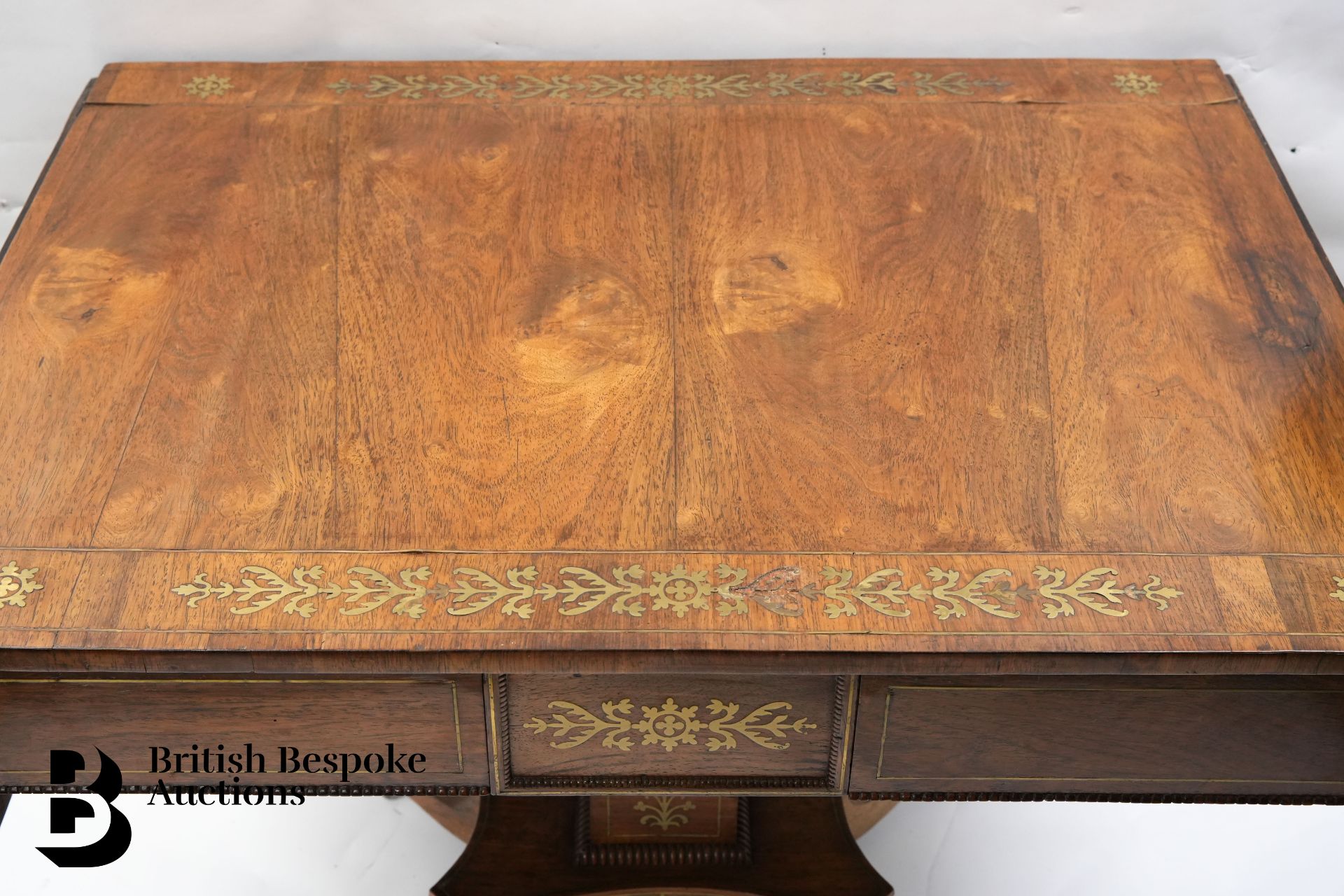 Regency Rosewood Sofa Table - Image 2 of 10