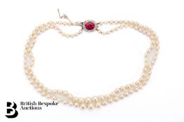 Cultured Pearl Choker