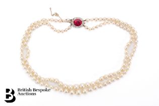 Cultured Pearl Choker