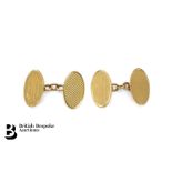 Pair of 18ct Gold Cufflinks