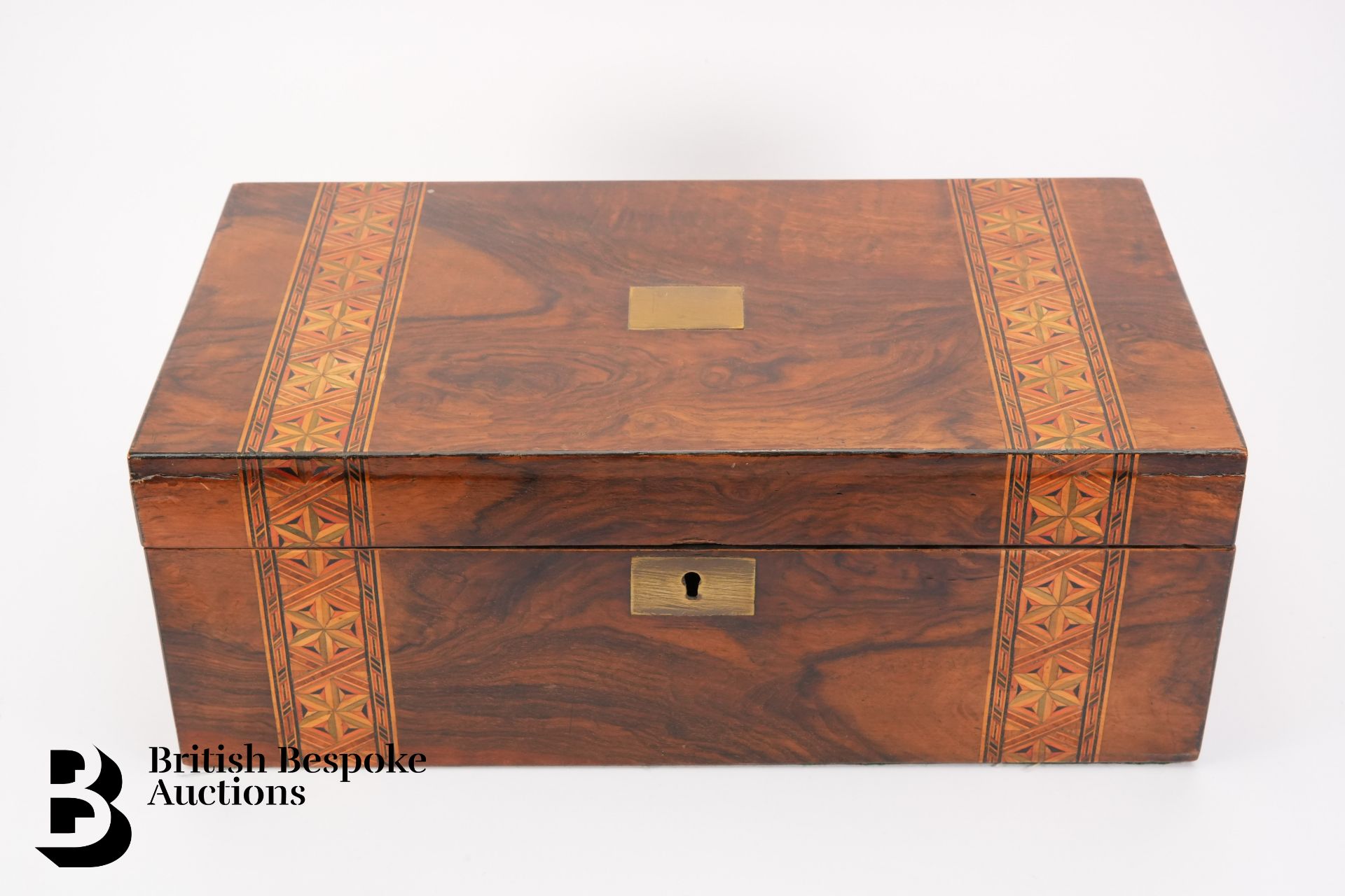 Victorian Rosewood Writing Box - Bild 2 aus 5