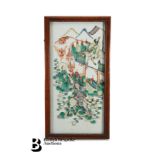 Chinese Painted Tile