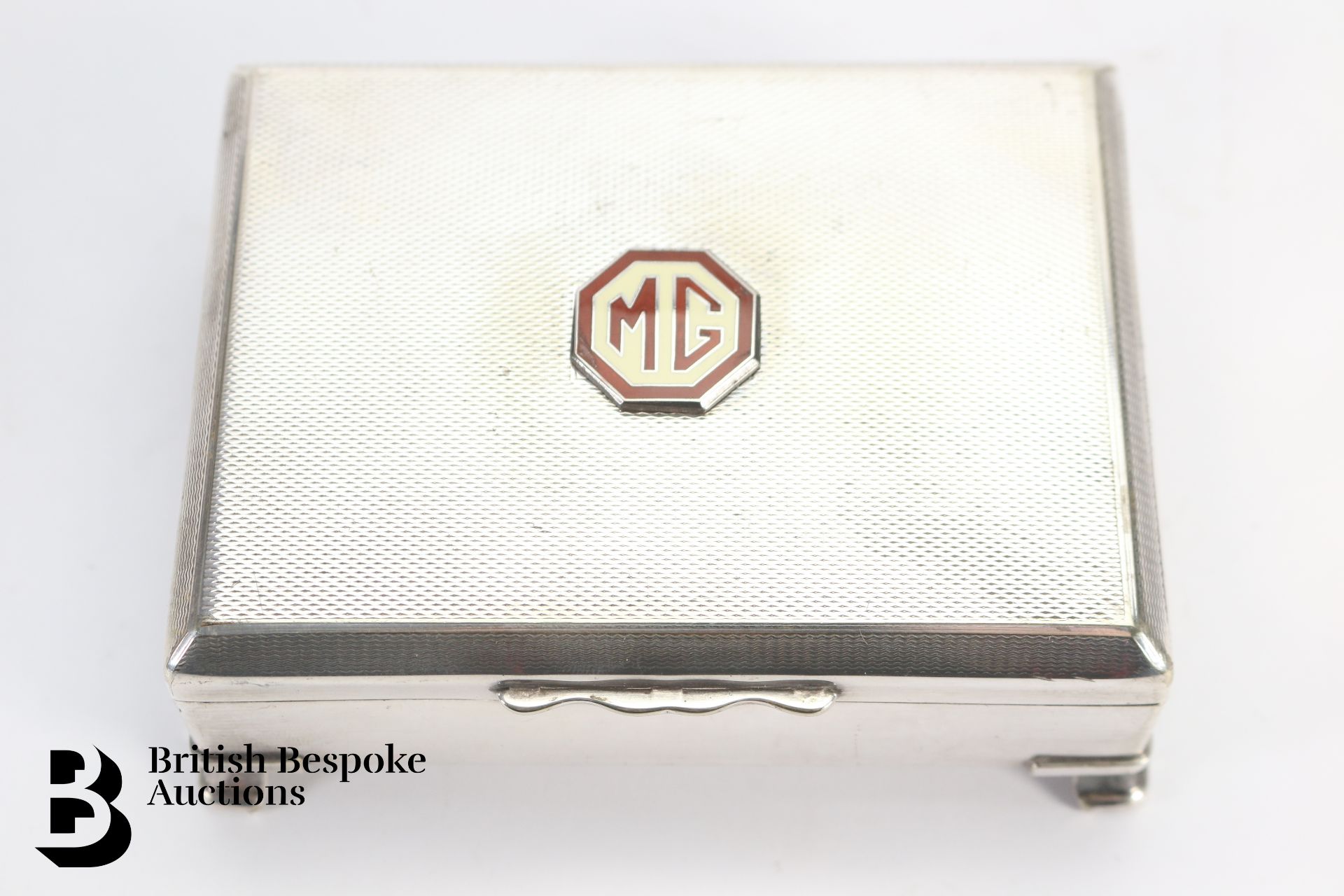 MG Sports Cars Art Deco Cigarette box - Image 2 of 3