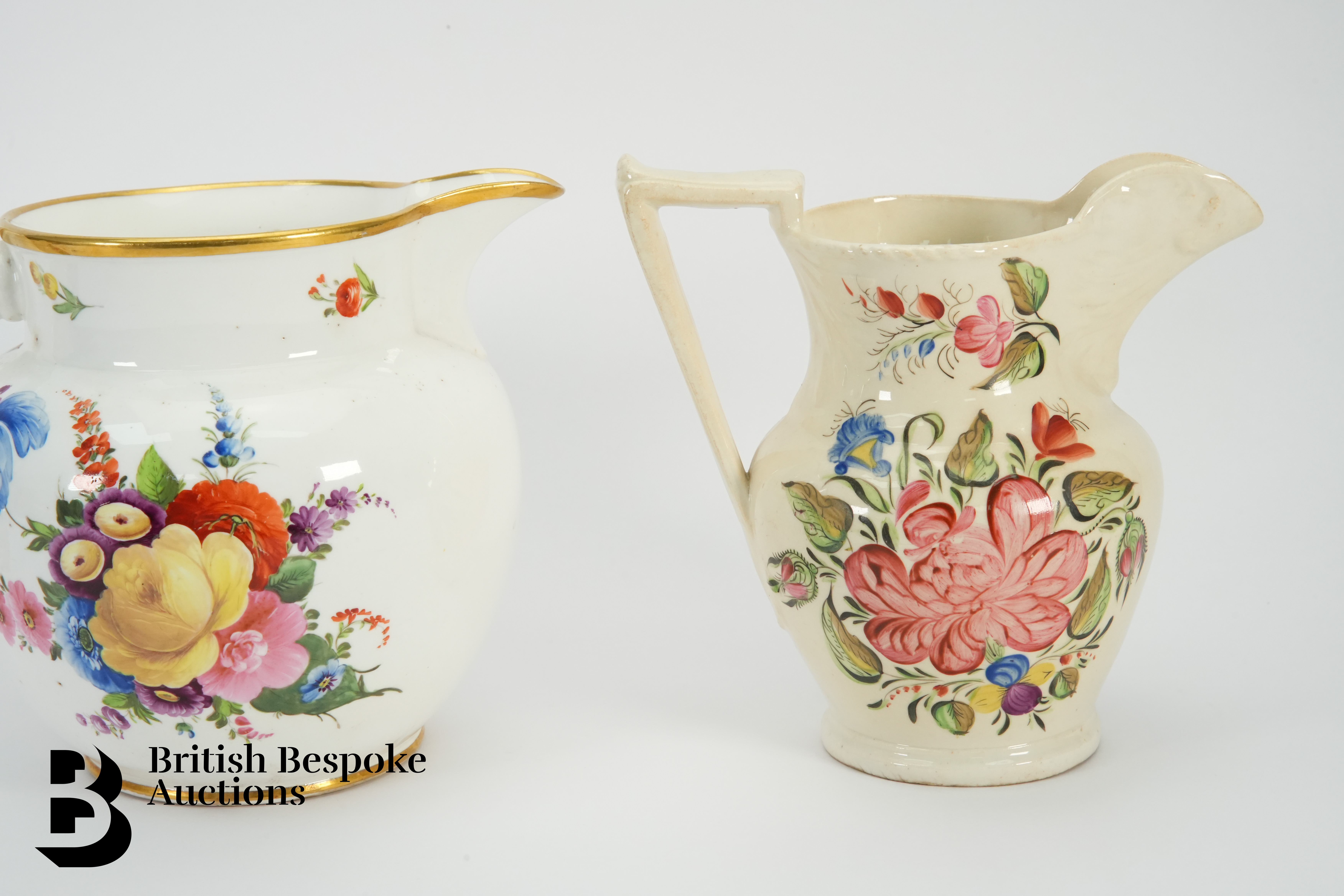 Two Cream Ware Jugs - Image 3 of 4