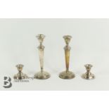 Pair of Silver Candlesticks