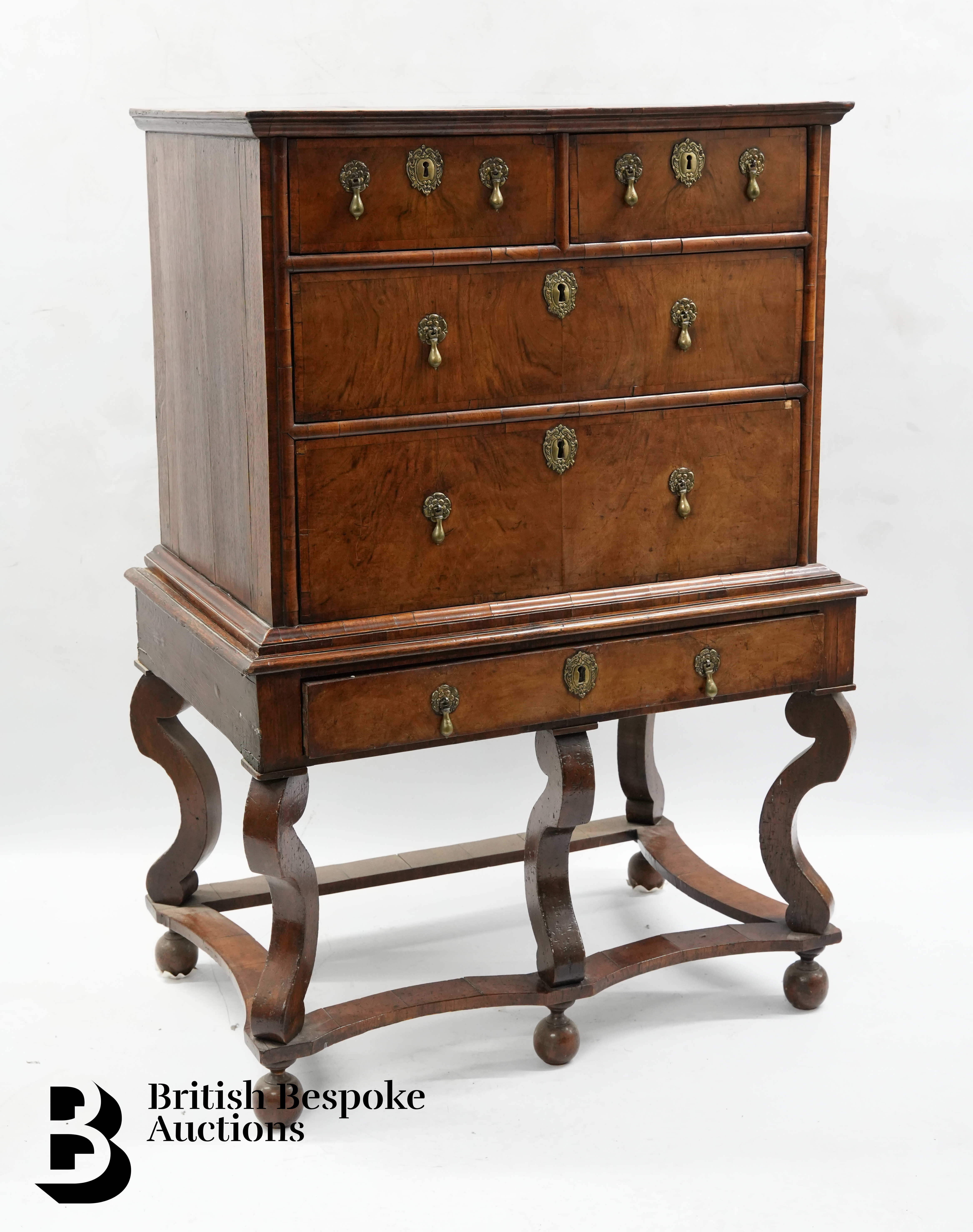 William & Mary Chest on Stand - Image 4 of 13