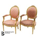 Pair of Louis XVI Style Chairs