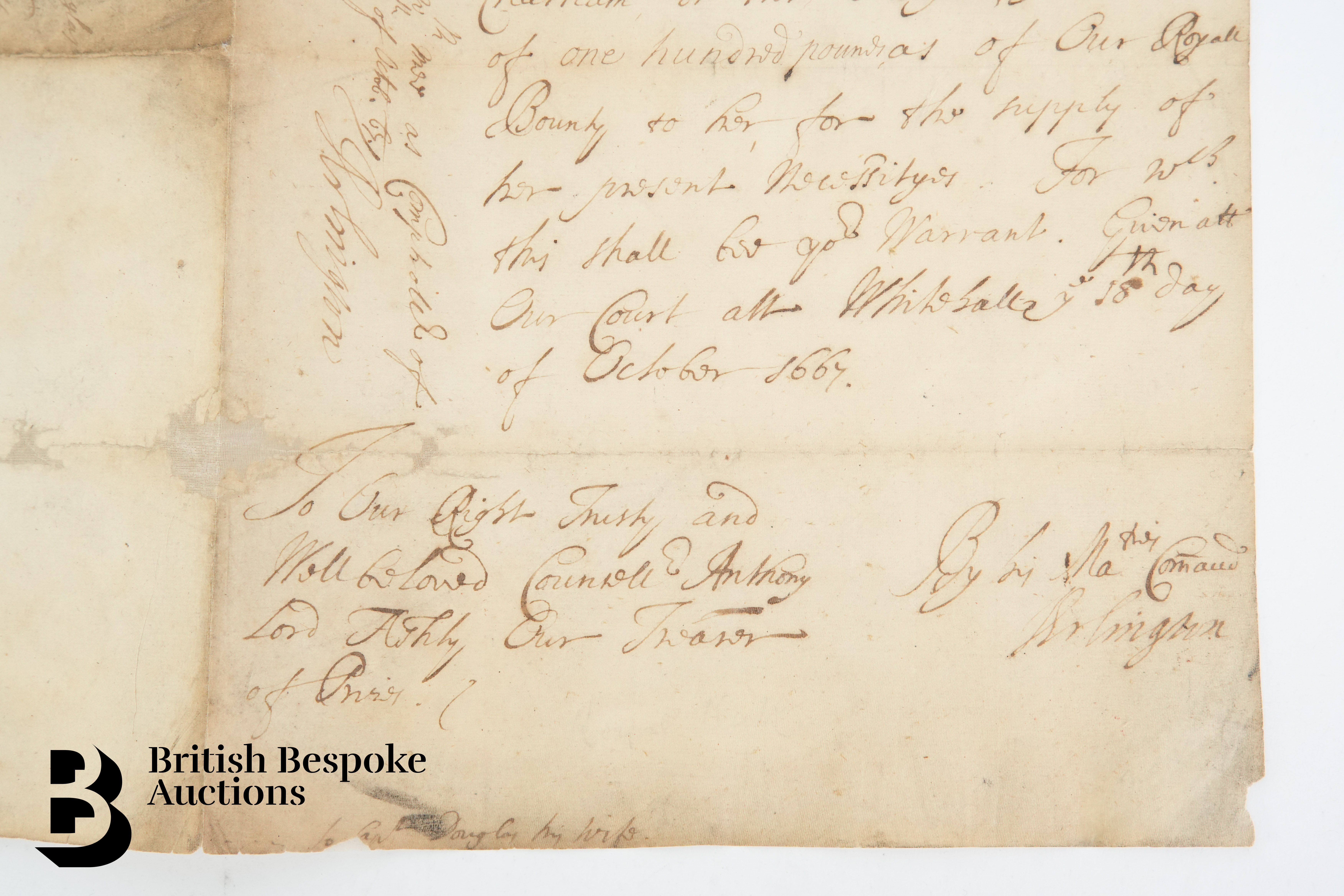 1667 Document Headed Charles R - Image 4 of 7