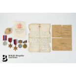 WWI Medal Group and King George Letter