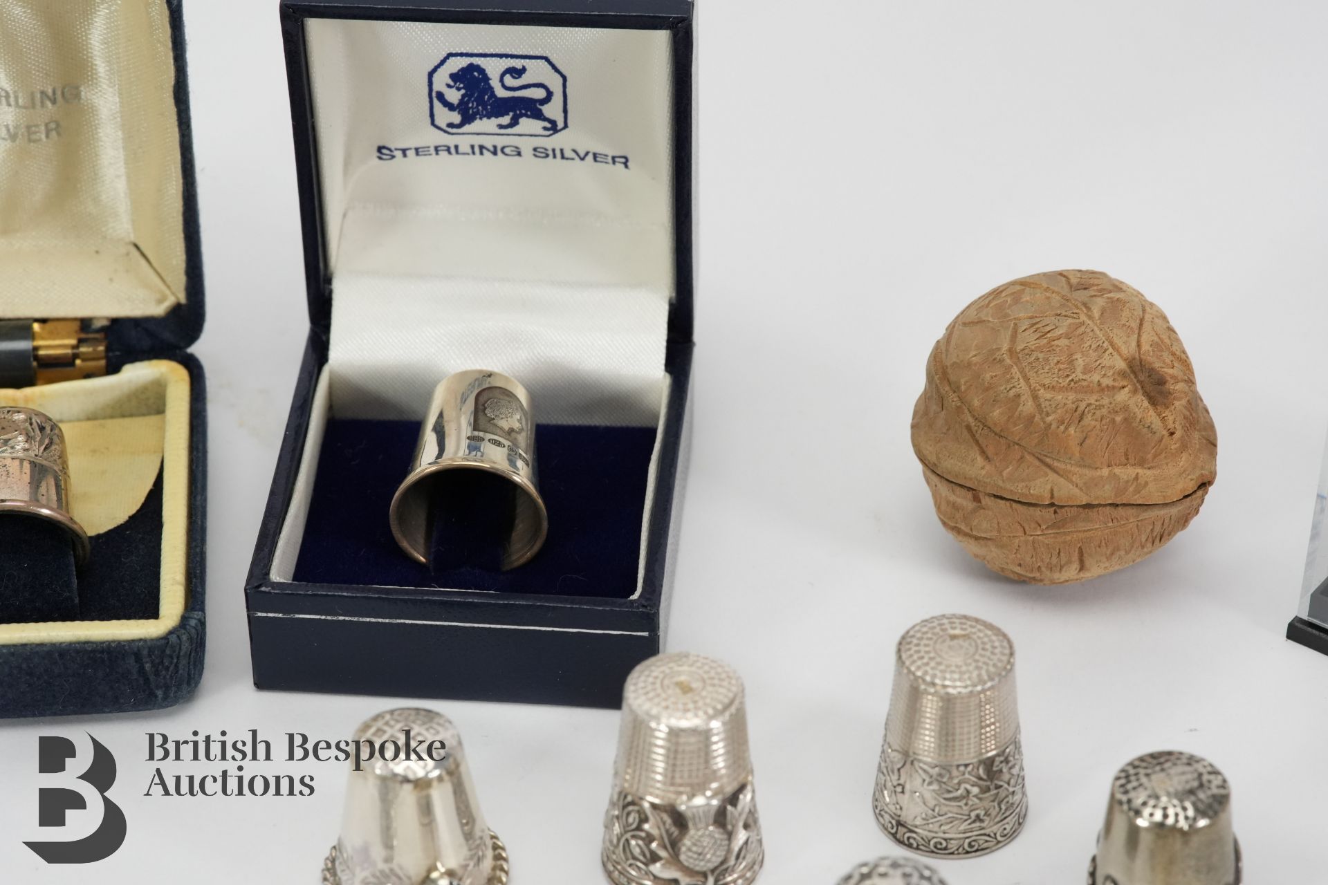 Collection of Silver Thimbles - Bild 4 aus 11