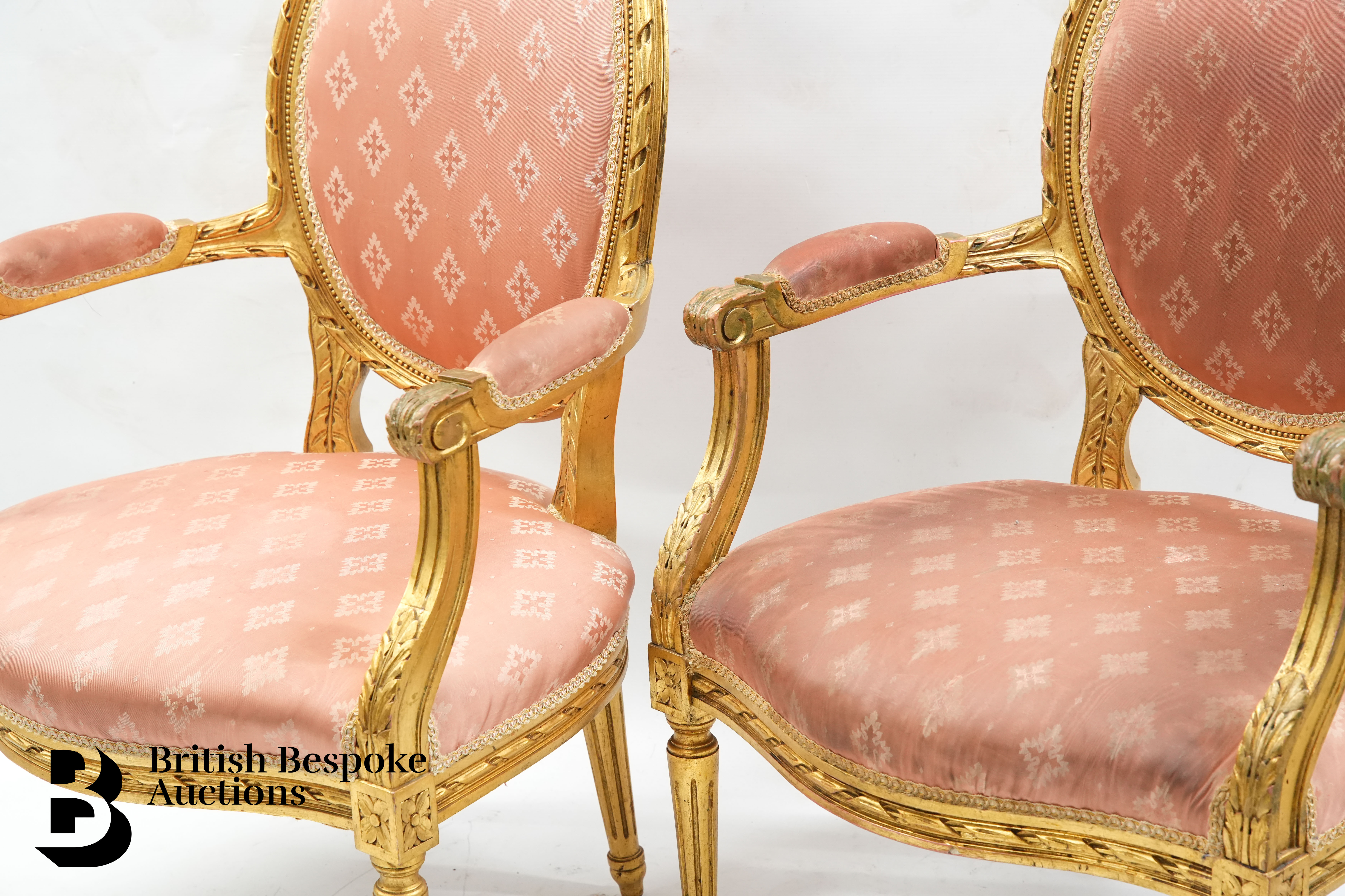 Pair of Louis XVI Style Chairs - Image 6 of 7