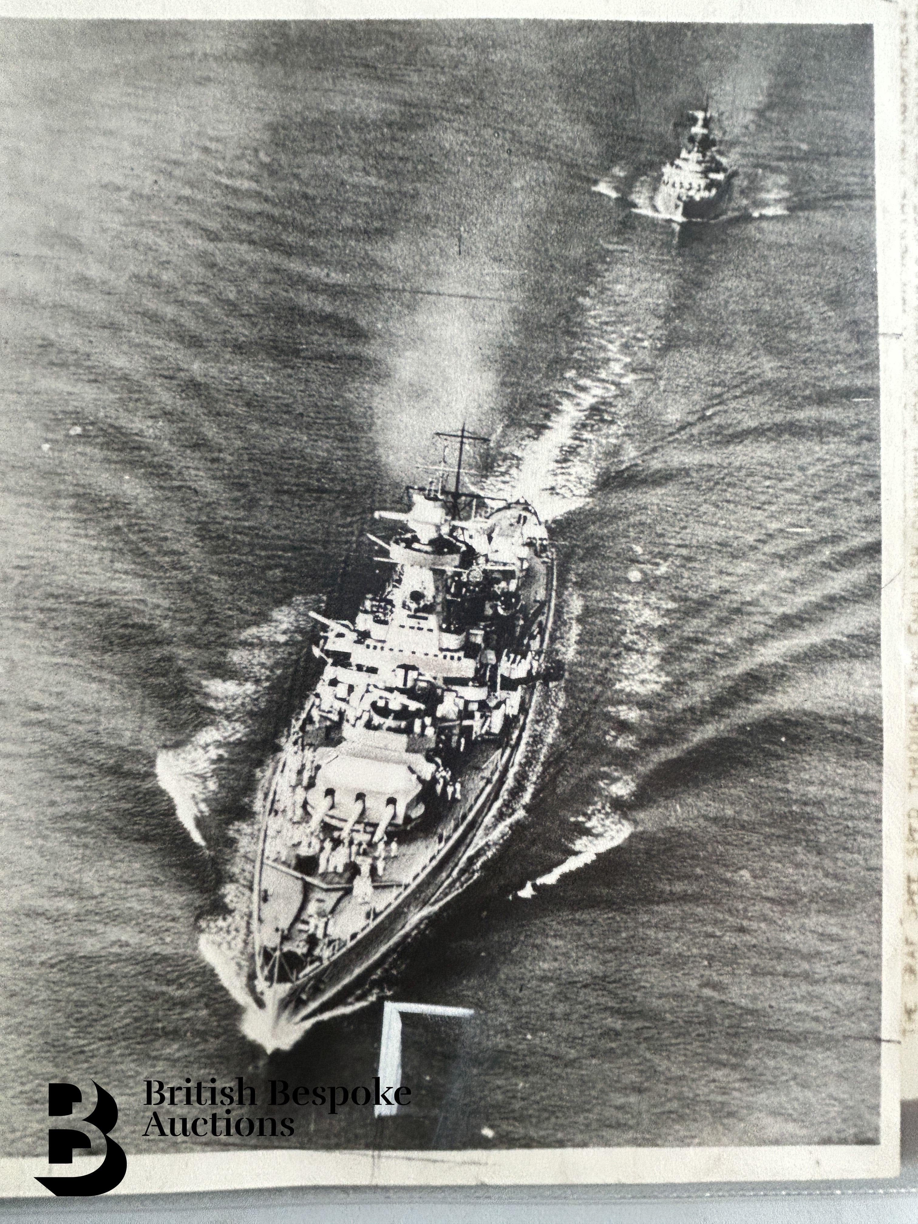 Graf Spee (Pocket Battleship) Interest, incl. Photographs, Documents, Miscellanea - Bild 110 aus 126