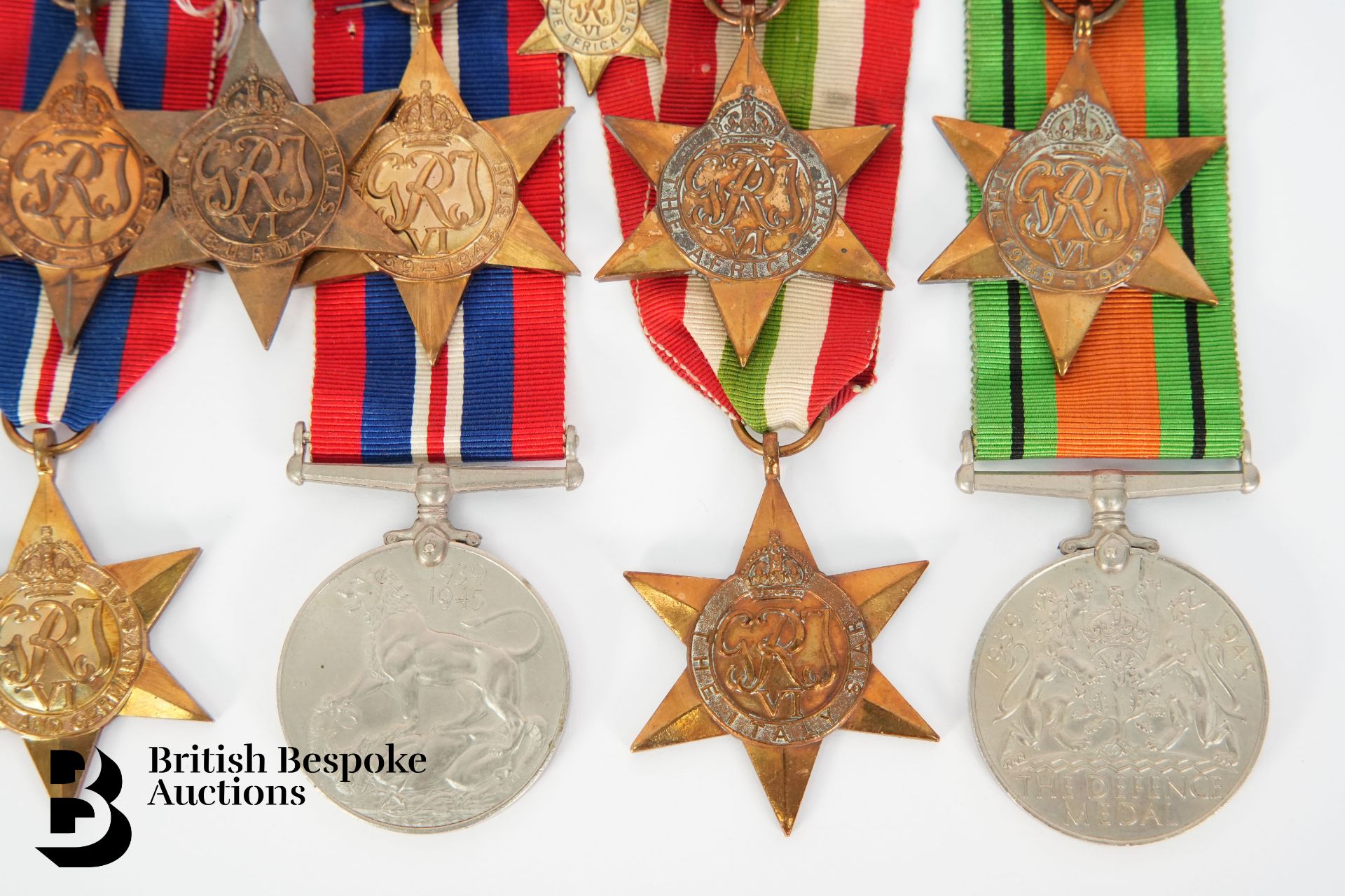 Three Groups of WWII Medals - Bild 2 aus 6