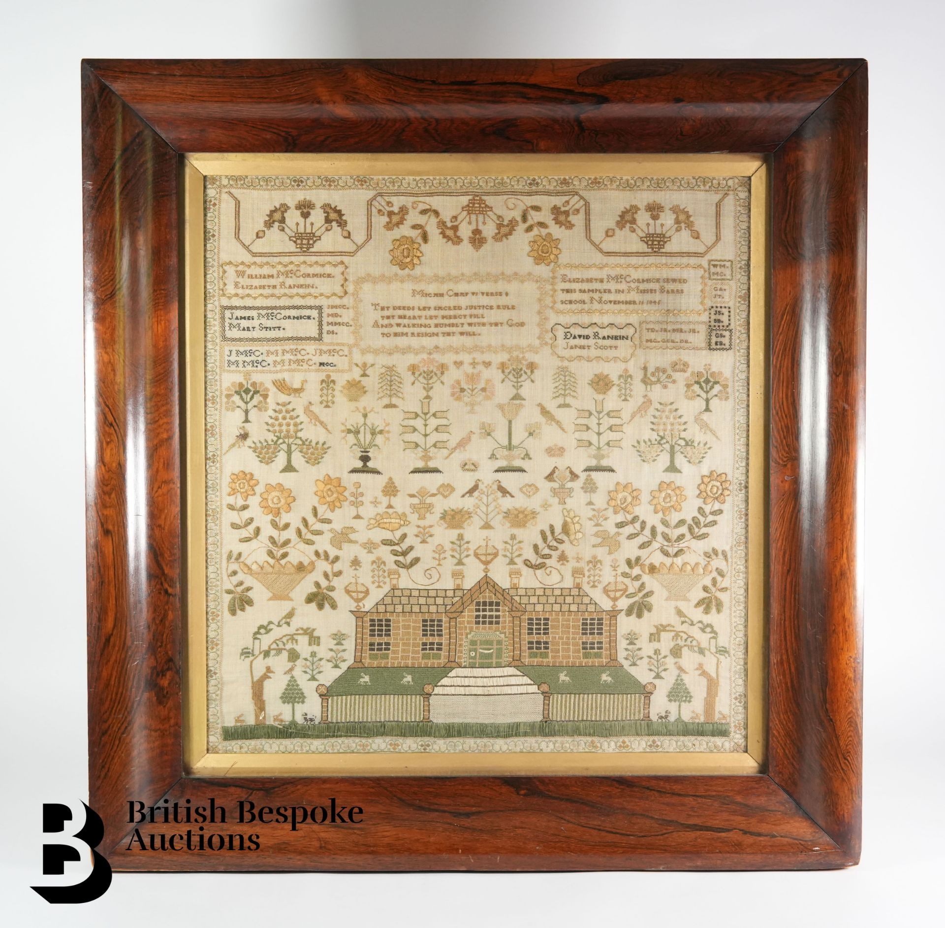 Large Victorian Sampler