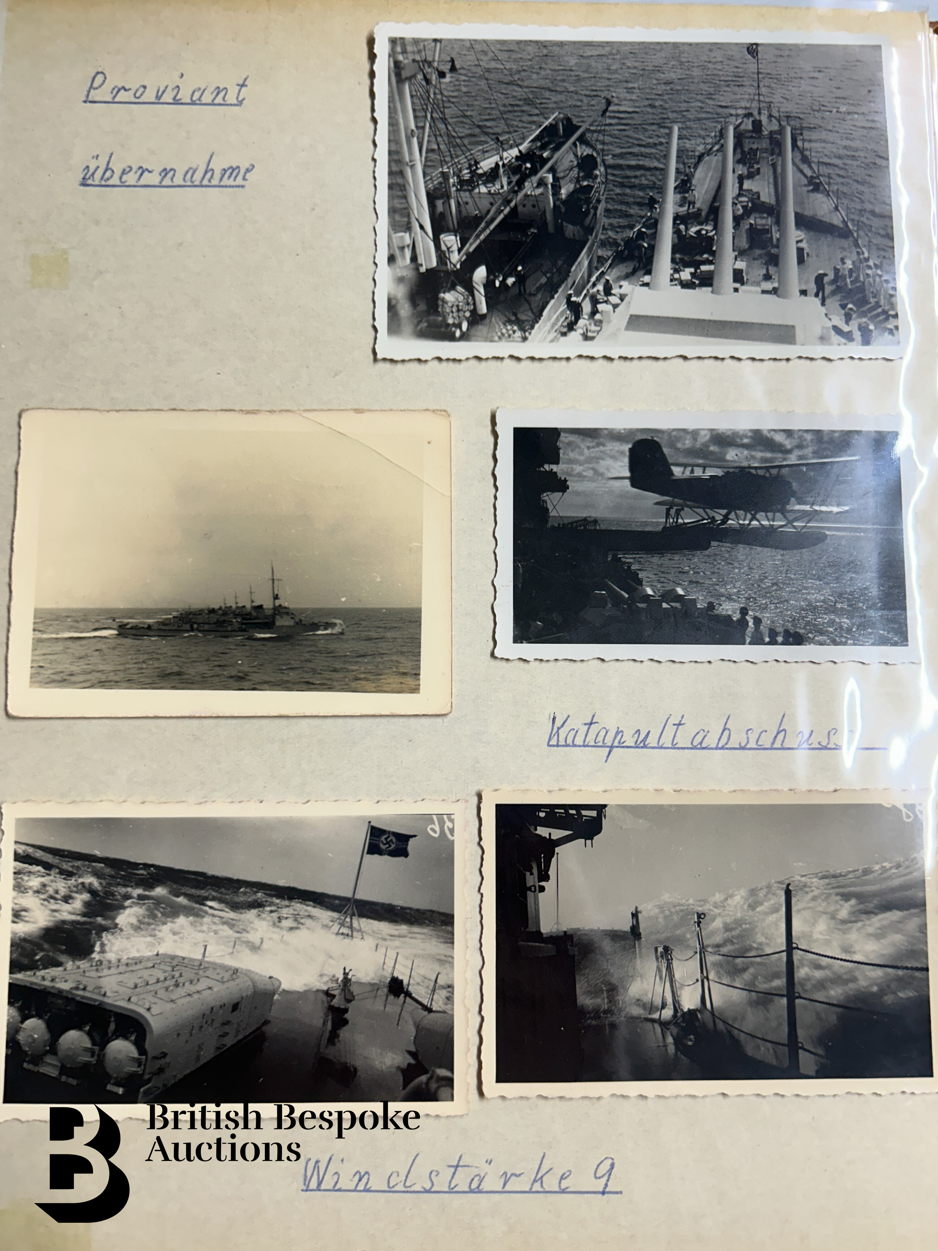 Graf Spee (Pocket Battleship) Interest, incl. Photographs, Documents, Miscellanea - Bild 78 aus 126