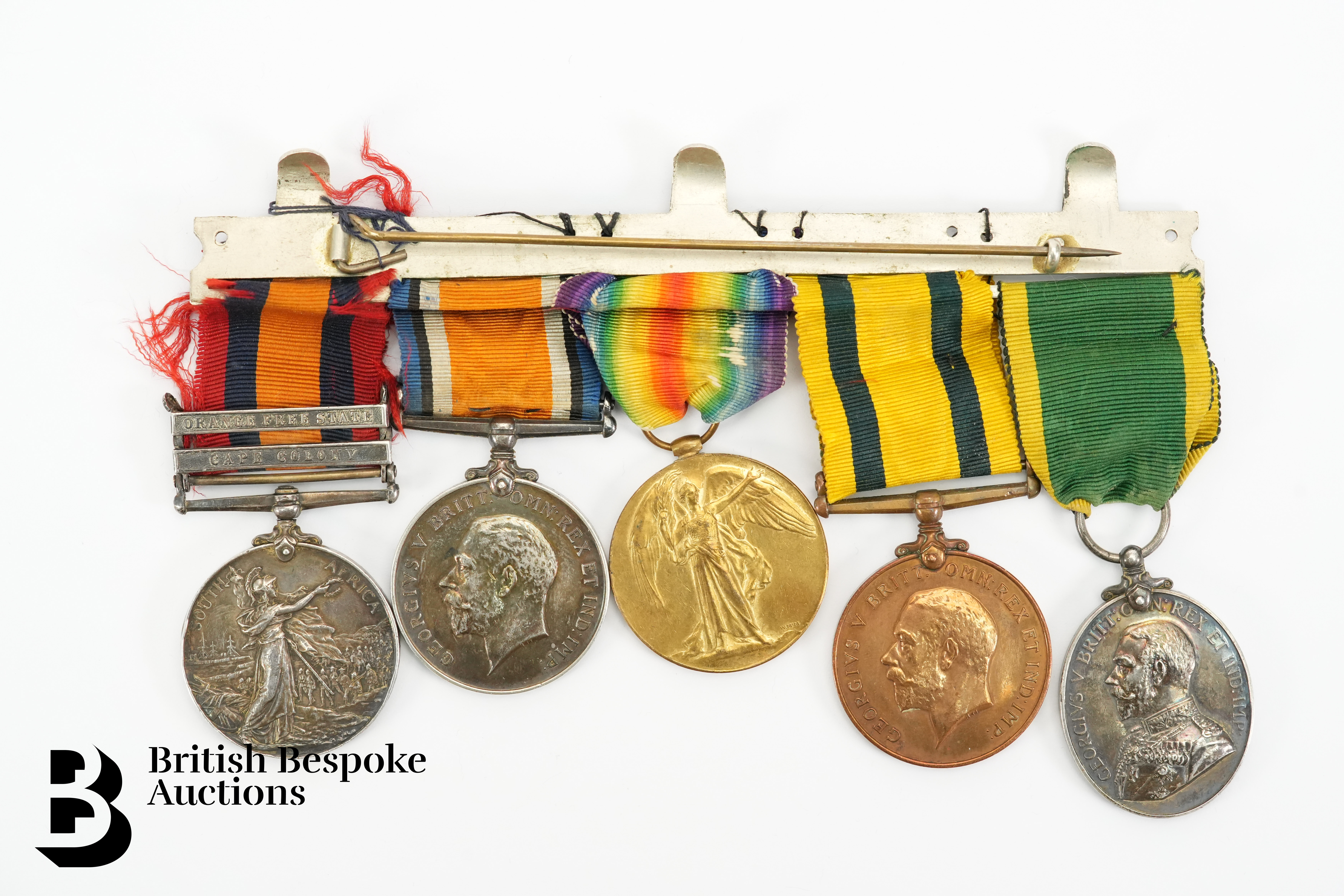 Boer and WWI Family Medal Group - Image 4 of 12
