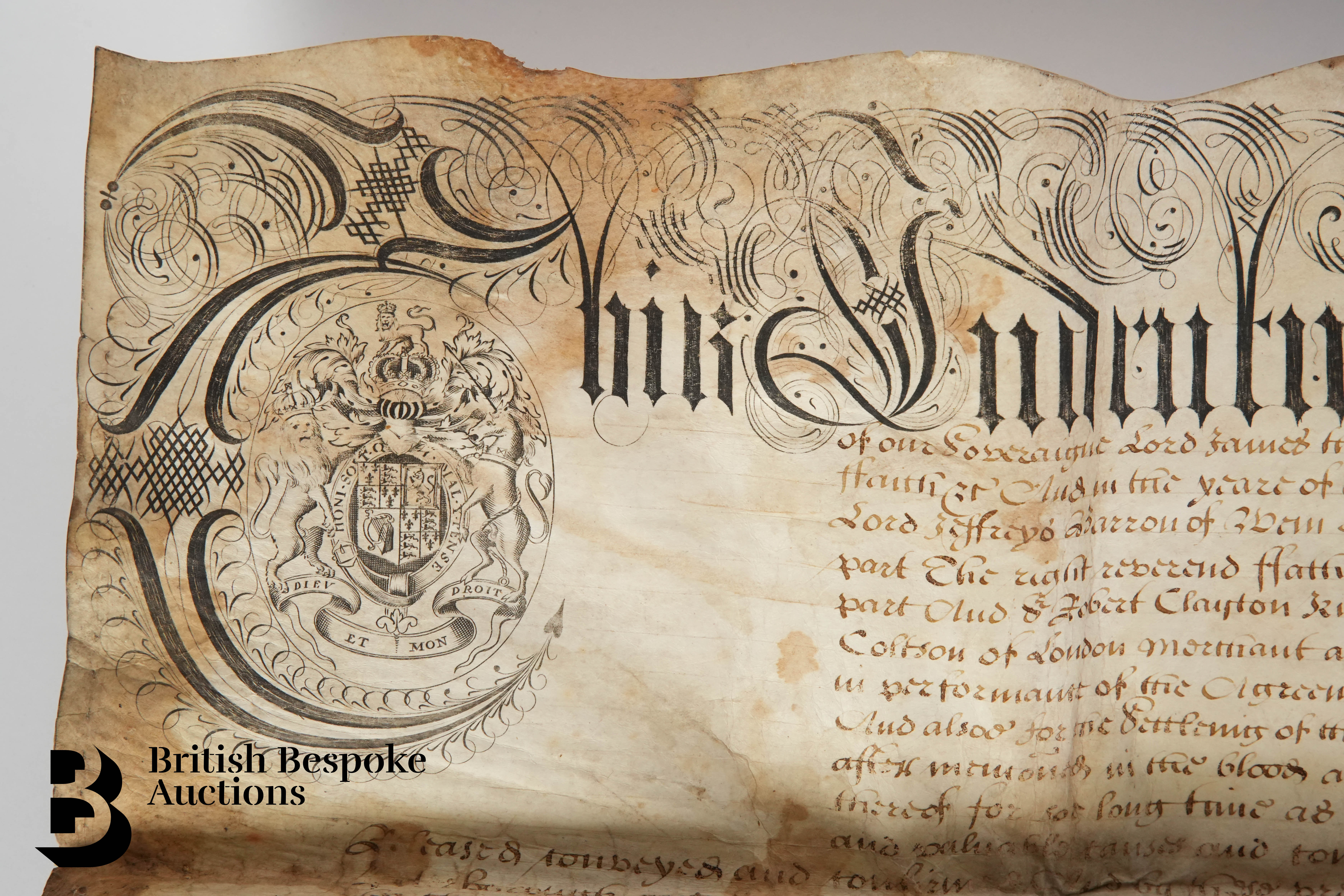 Rare and Interesting James II (1685-1688) Indenture Tripartite - Image 13 of 24