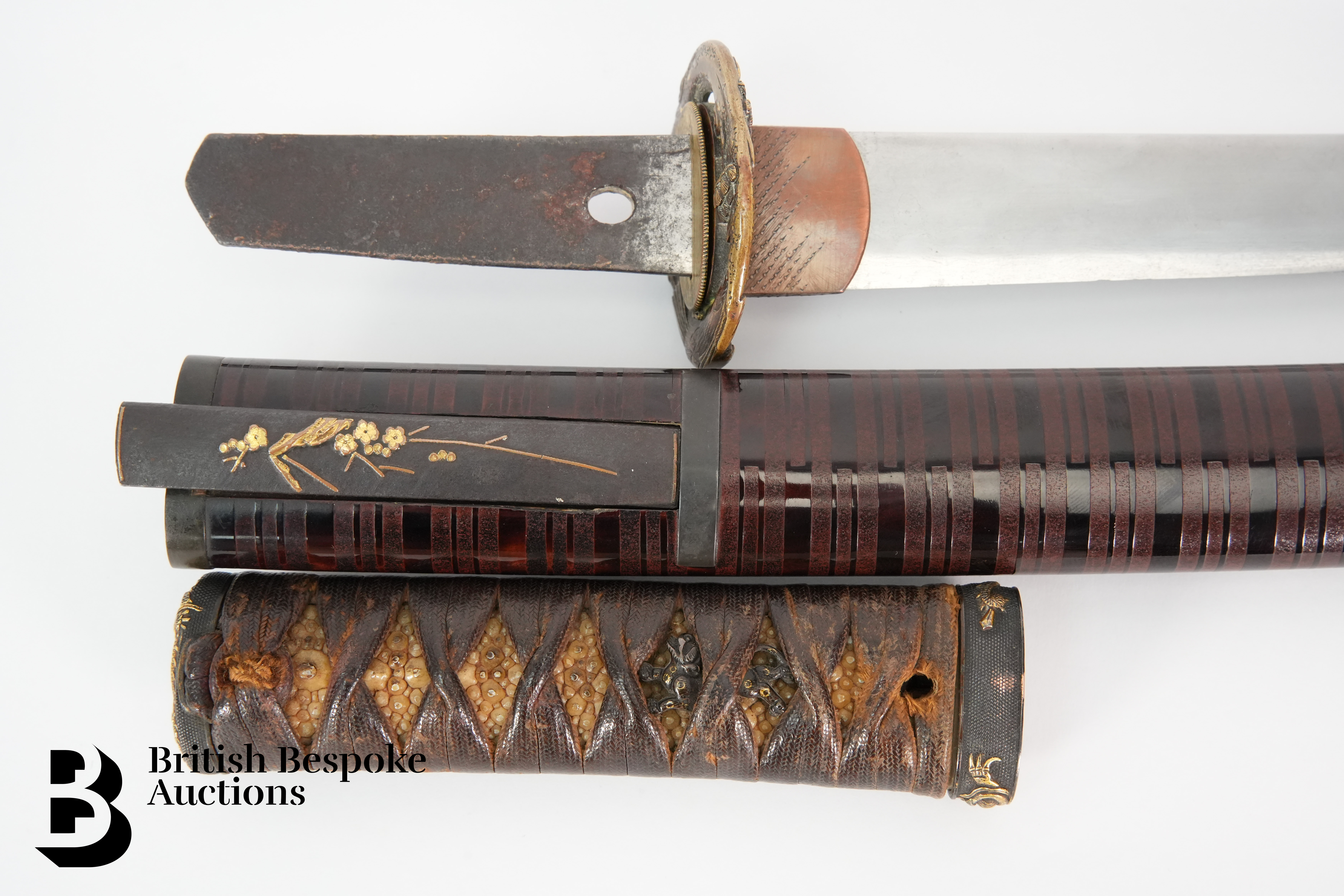 Japanese 19th Century Wakizashi Sword - Image 4 of 9