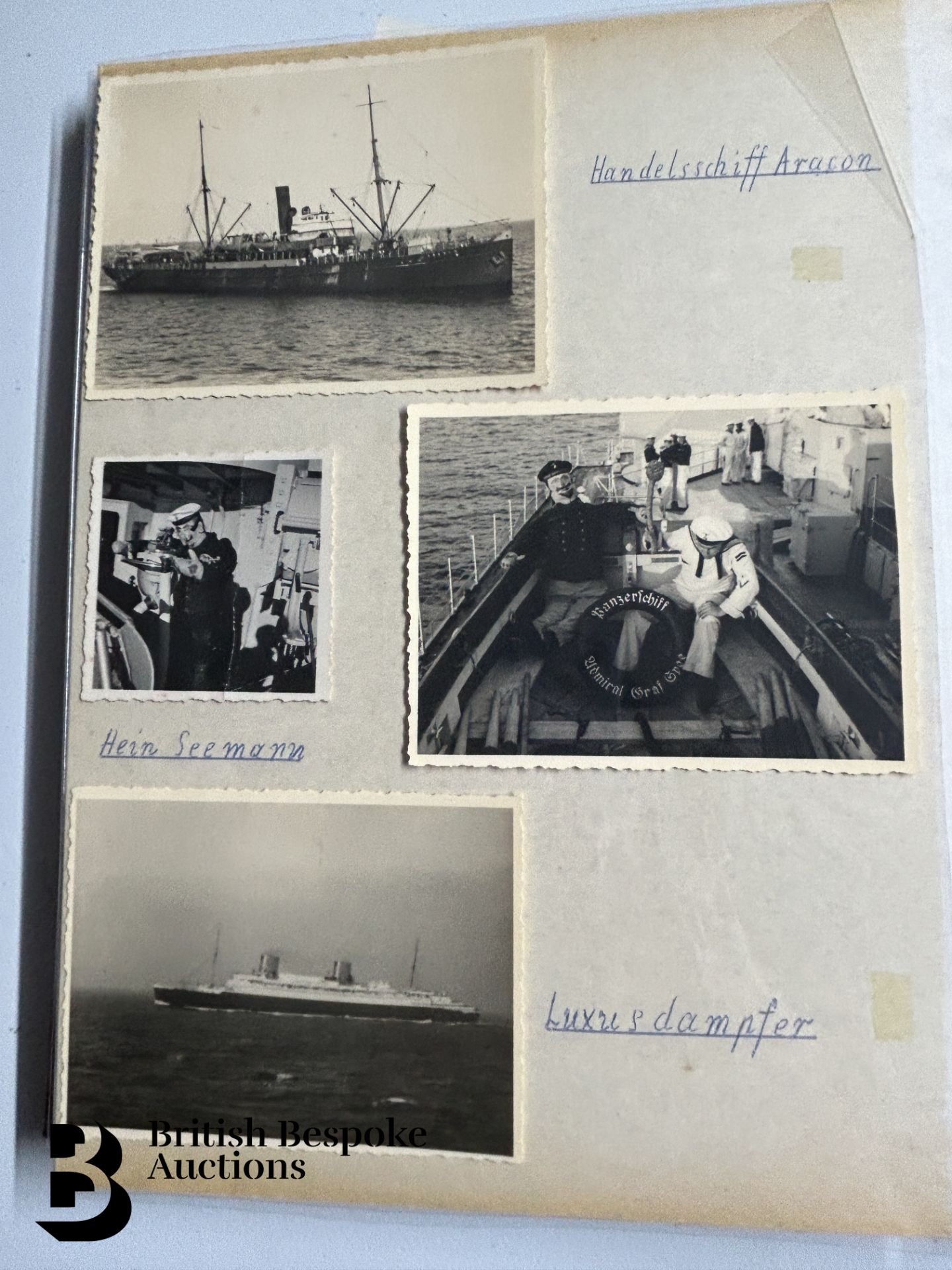 Graf Spee (Pocket Battleship) Interest, incl. Photographs, Documents, Miscellanea - Bild 81 aus 126