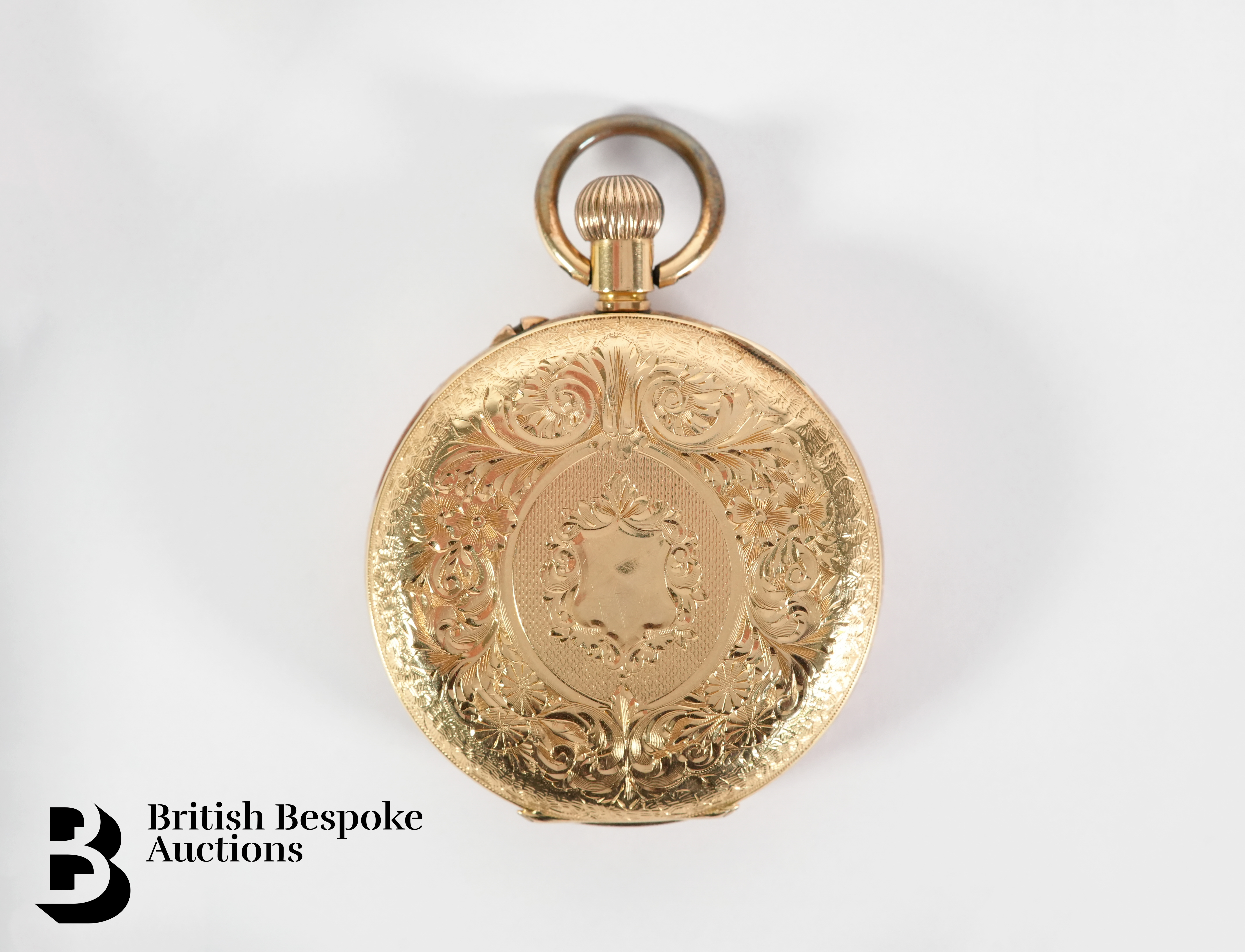 18ct Open Faced Pocket Watch - Image 2 of 4