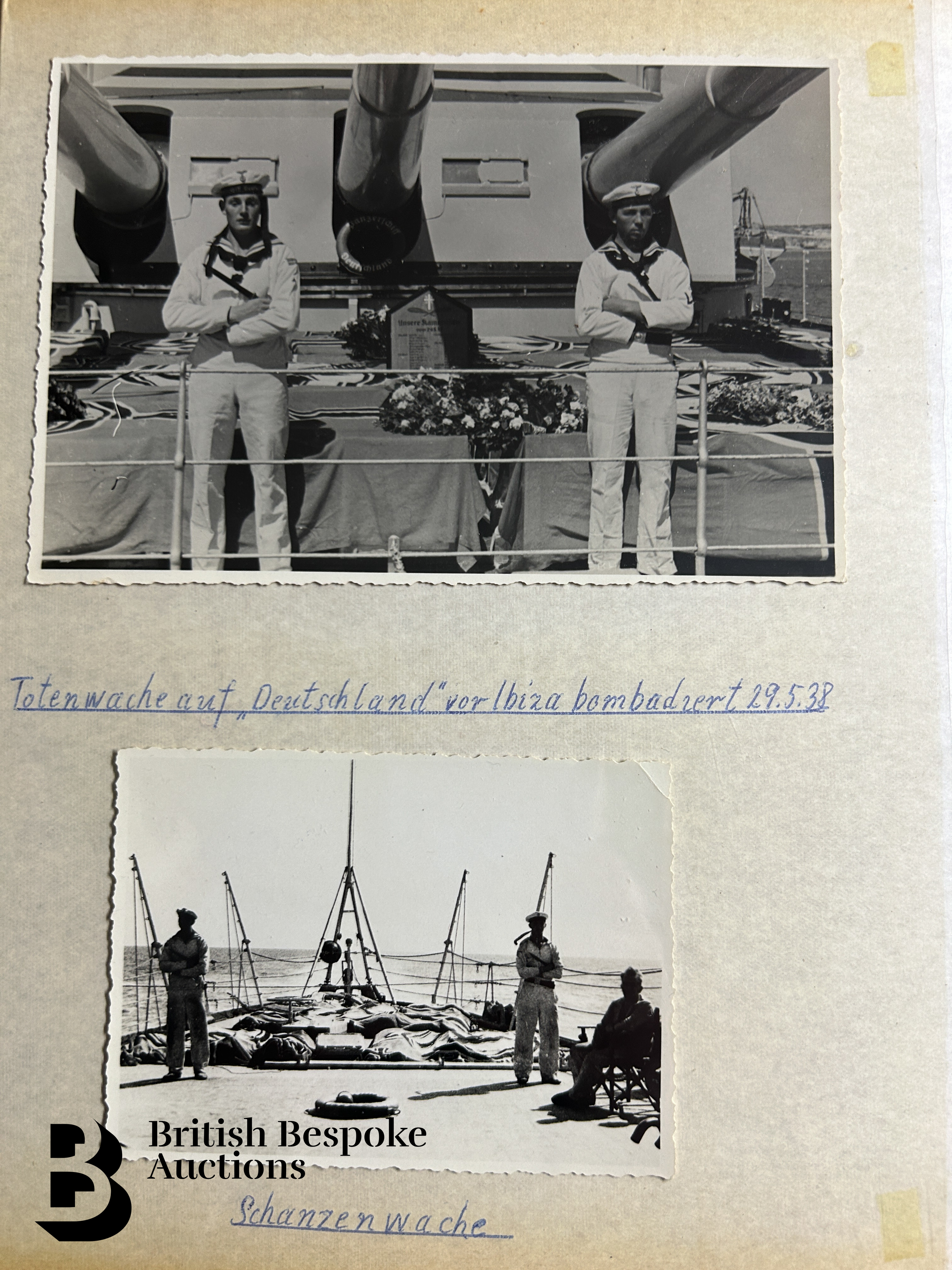 Graf Spee (Pocket Battleship) Interest, incl. Photographs, Documents, Miscellanea - Bild 69 aus 126