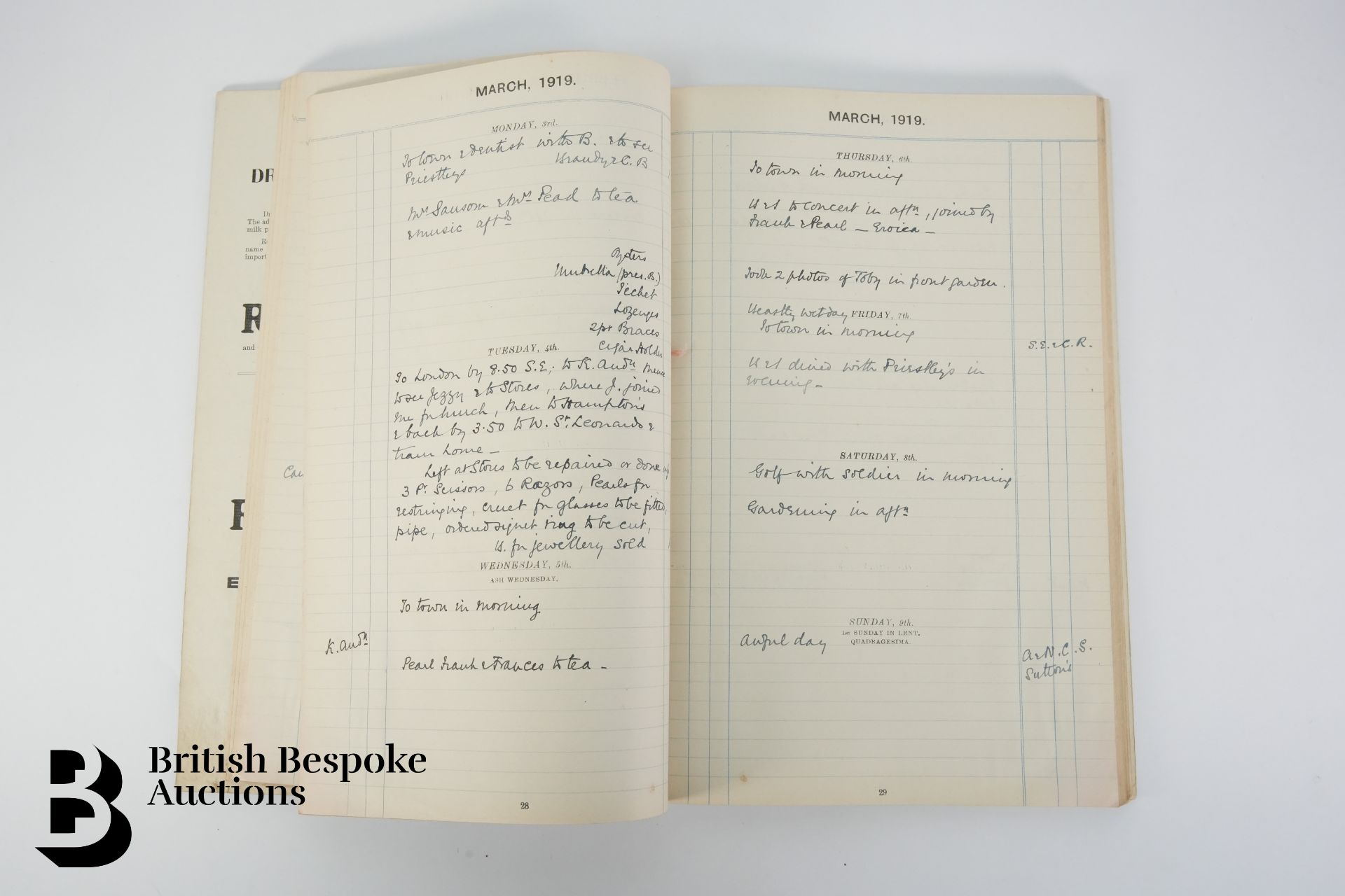 1919, 1927, 1931 and 1935 Diaries - Image 13 of 13