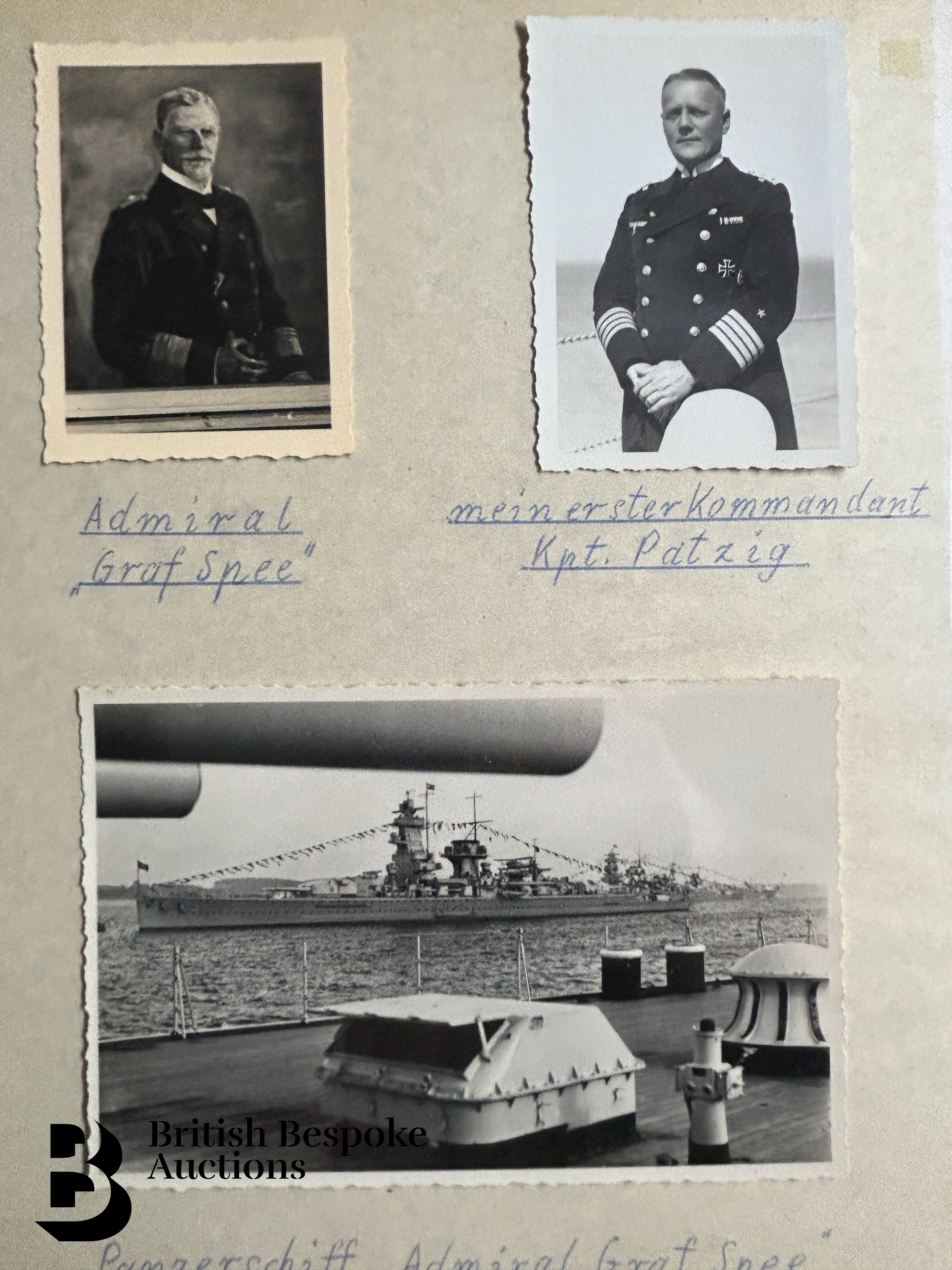 Graf Spee (Pocket Battleship) Interest, incl. Photographs, Documents, Miscellanea - Bild 105 aus 126