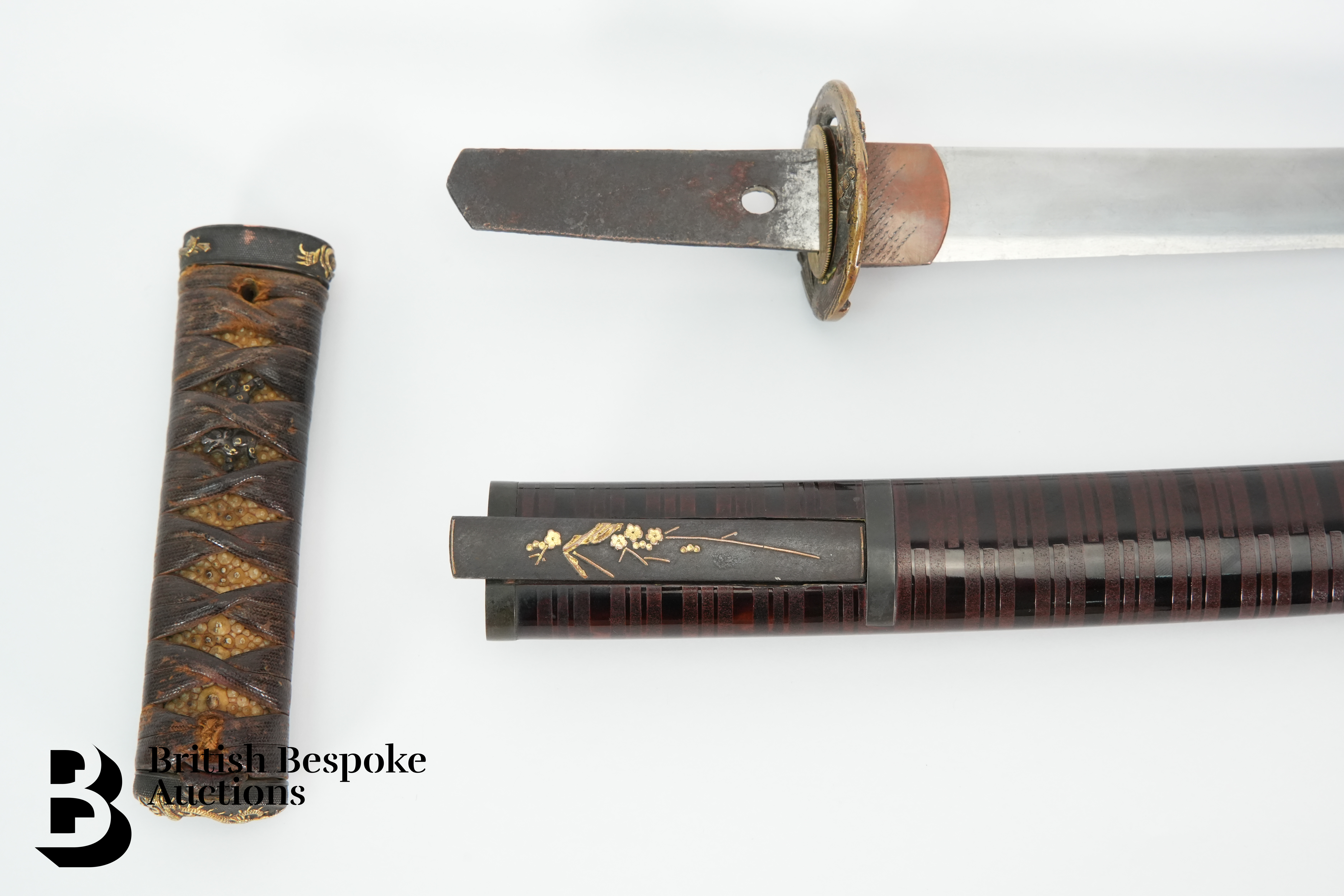 Japanese 19th Century Wakizashi Sword - Image 2 of 9