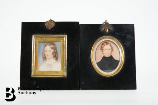 19th Century Portrait Miniatures