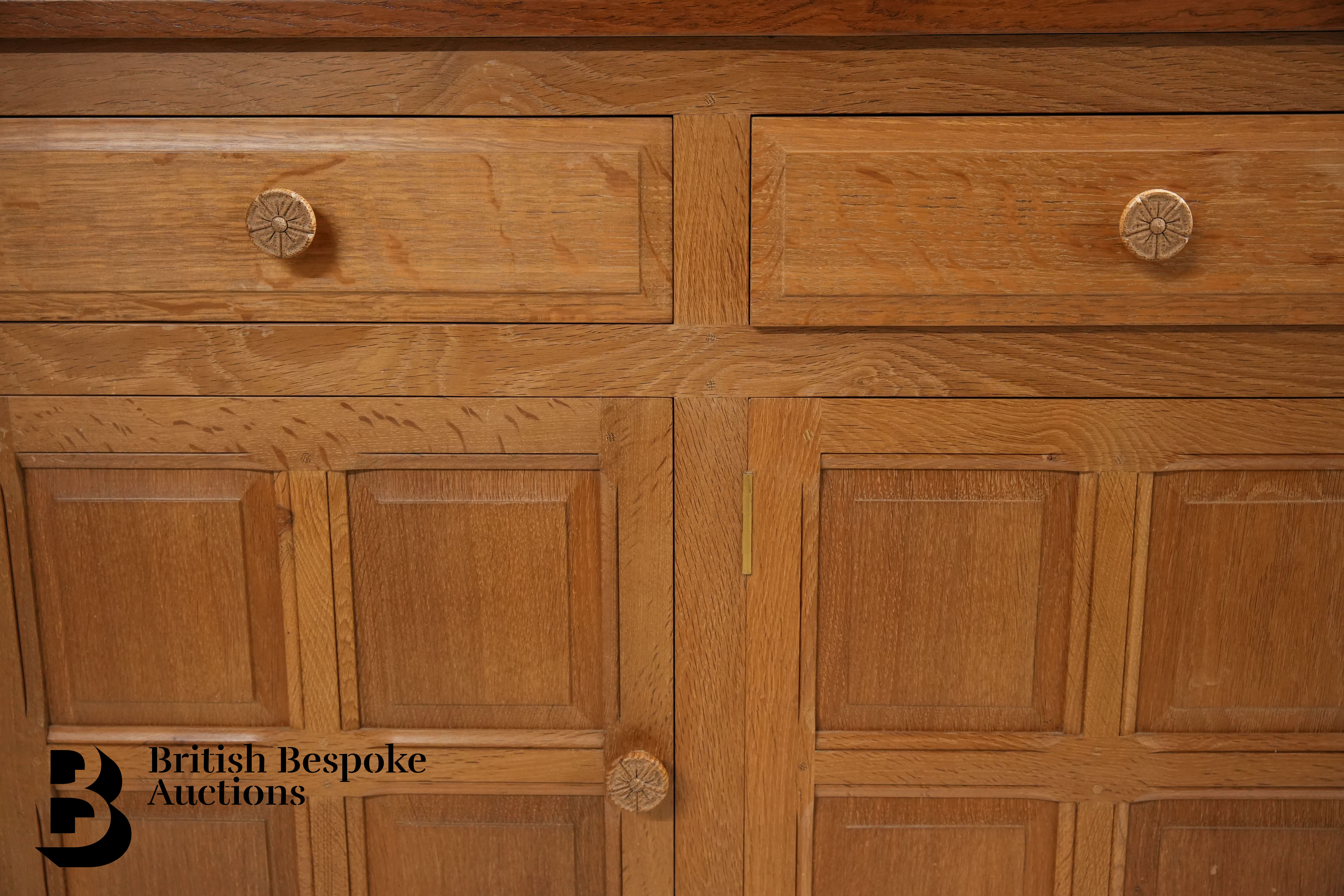 Colin 'Beaverman' Almack Oak Dresser - Image 11 of 11