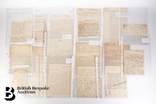 1703-1768 Era Interesting Letters and Documents
