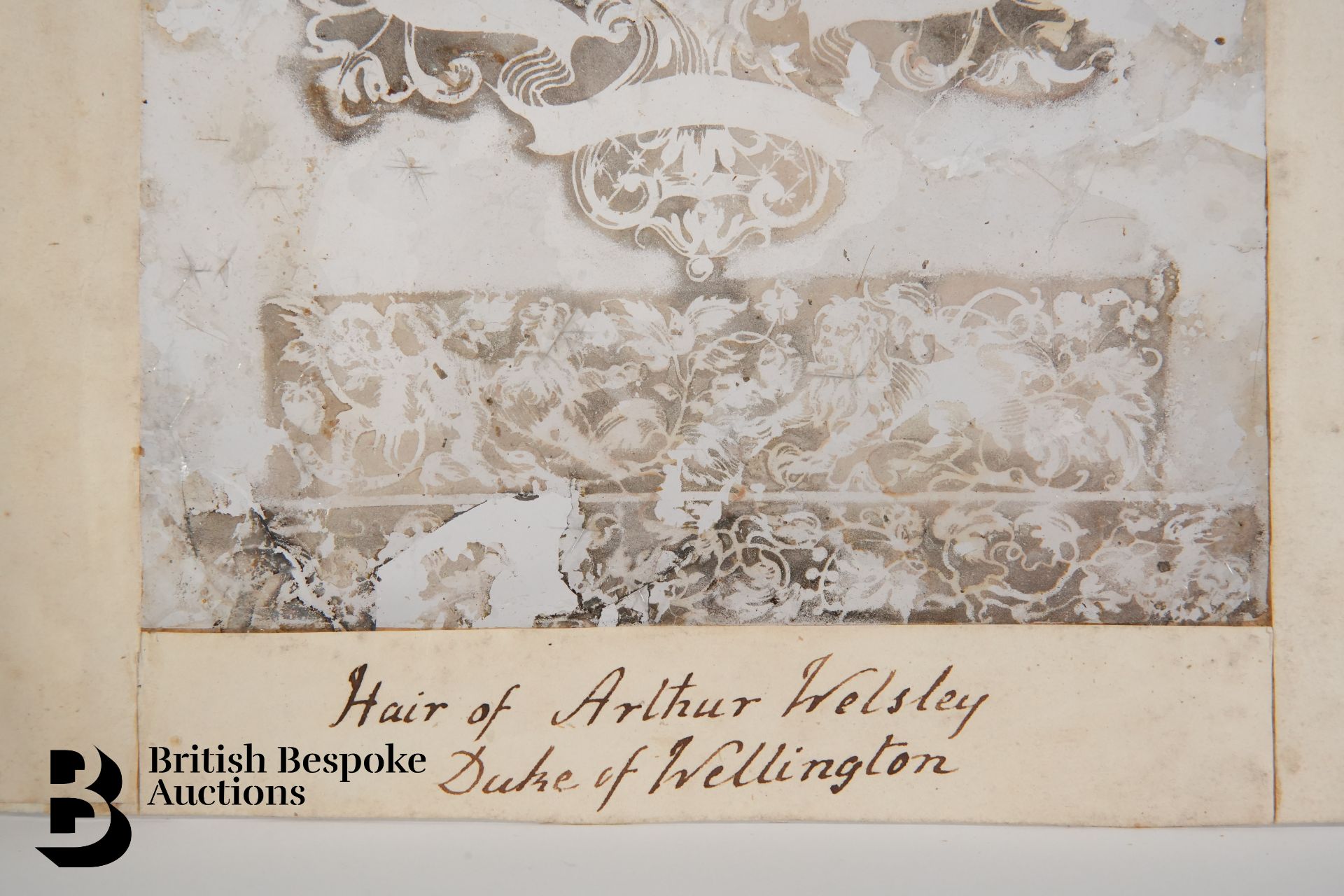 Hair of Arthur Wellesley (1st Duke of Wellington) - Bild 3 aus 5