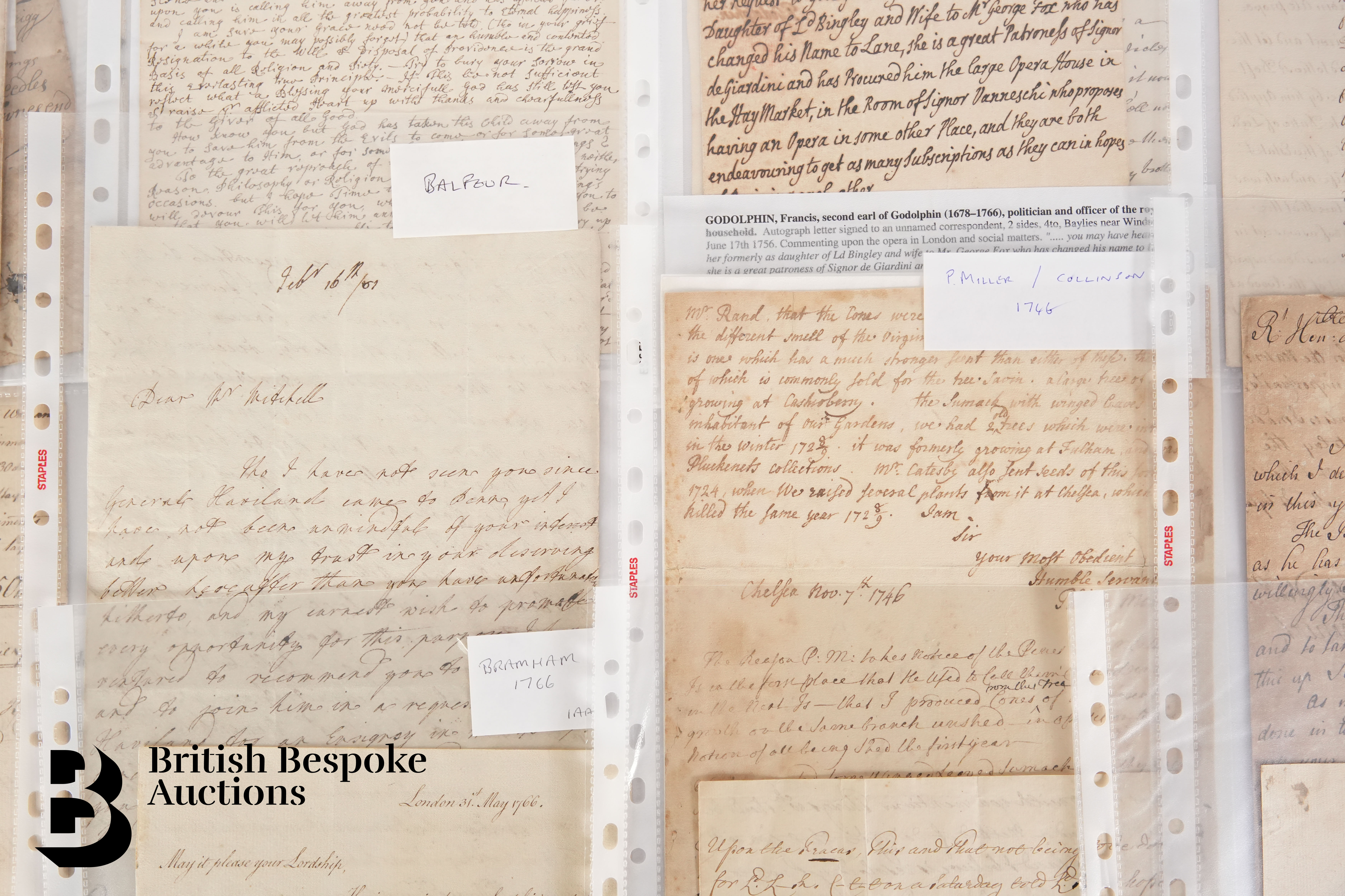 1703-1768 Era Interesting Letters and Documents - Image 10 of 10