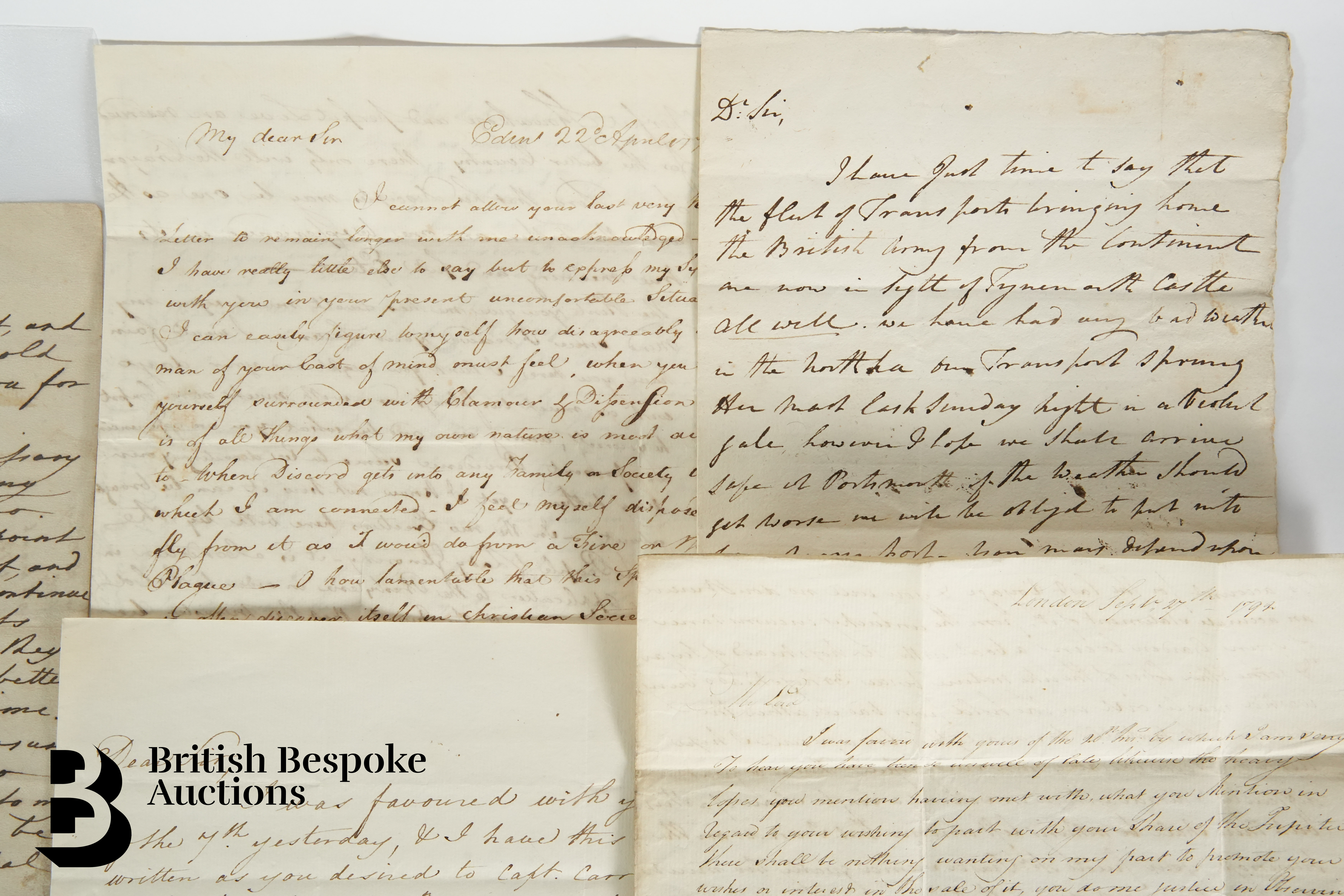 1698-1861 Documents and Letters - Image 3 of 11