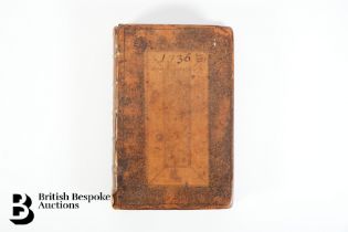 Samuel Barker Manuscript Weather Report for 1736