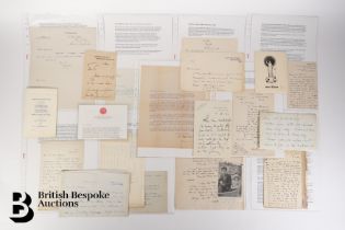 Letters from 20th Century Writers, Poets, a Chocolatier and Actor Mark Rylance